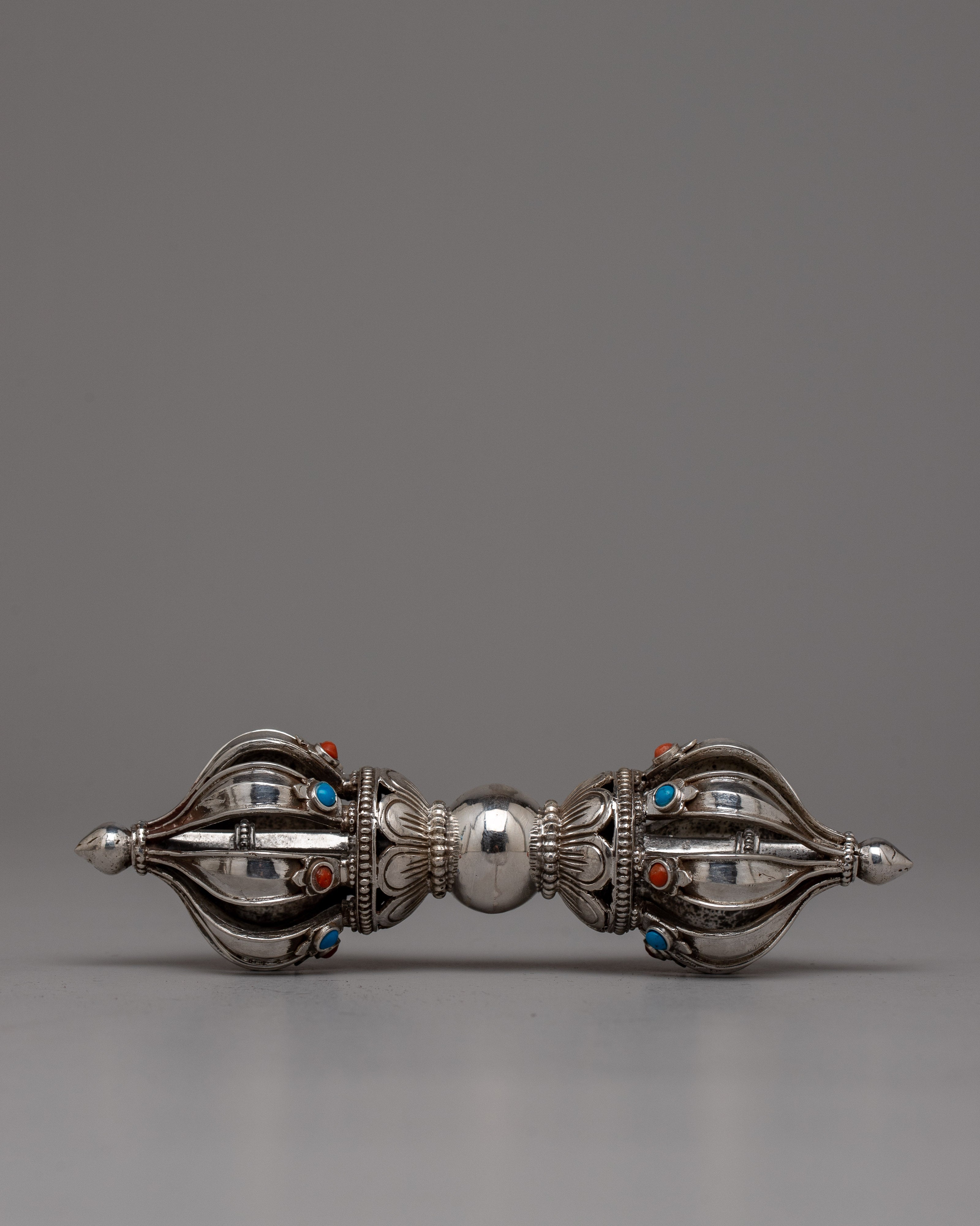 Vajra Dorje and Bell Set | Symbolizing Power, Wisdom, and Ritual Purity