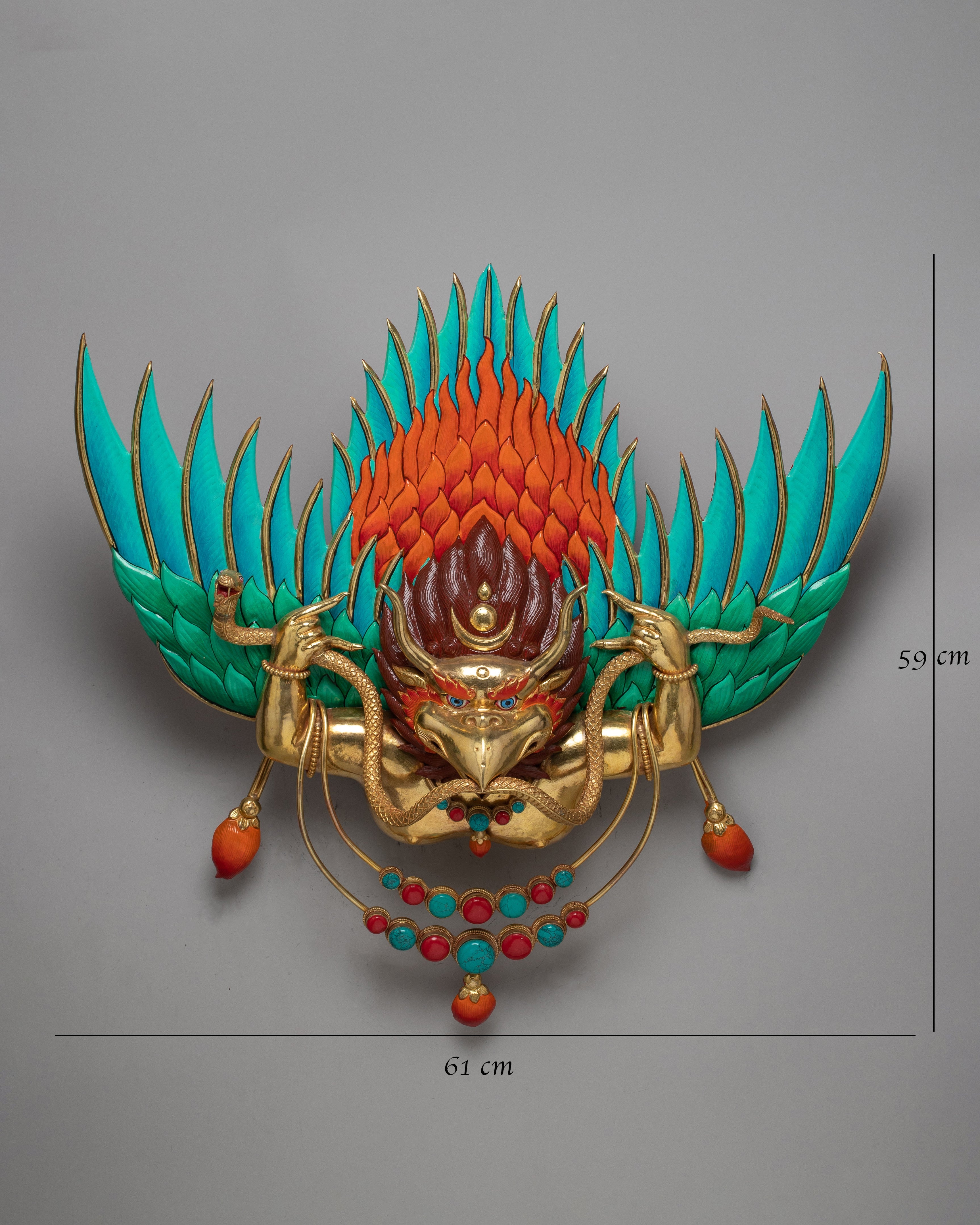 Tibetan Garuda Wall Hanging | Symbolic Handcrafted Decor for Spiritual Spaces