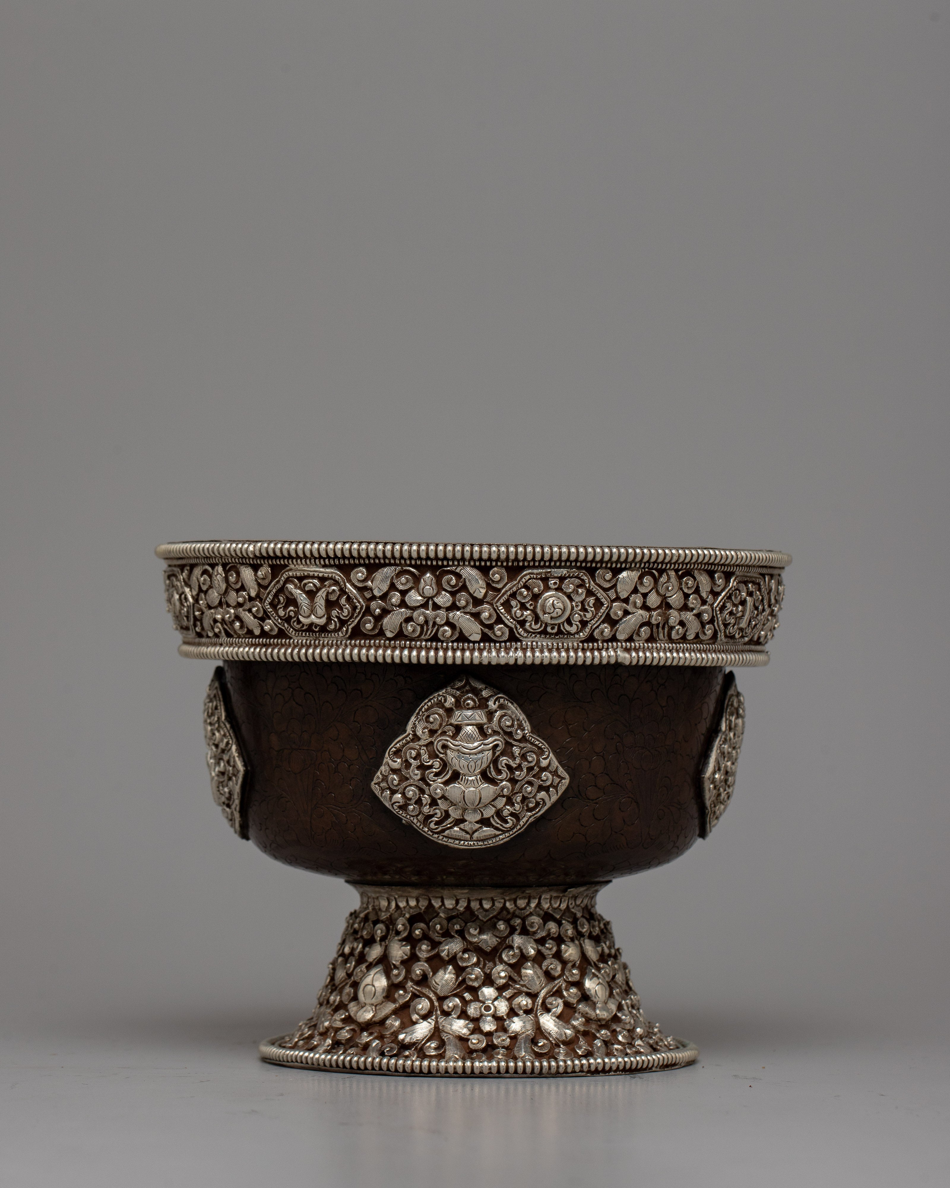 Offering Bowls Buddhist Set | Handcrafted Traditional Vessels for Sacred Devotion