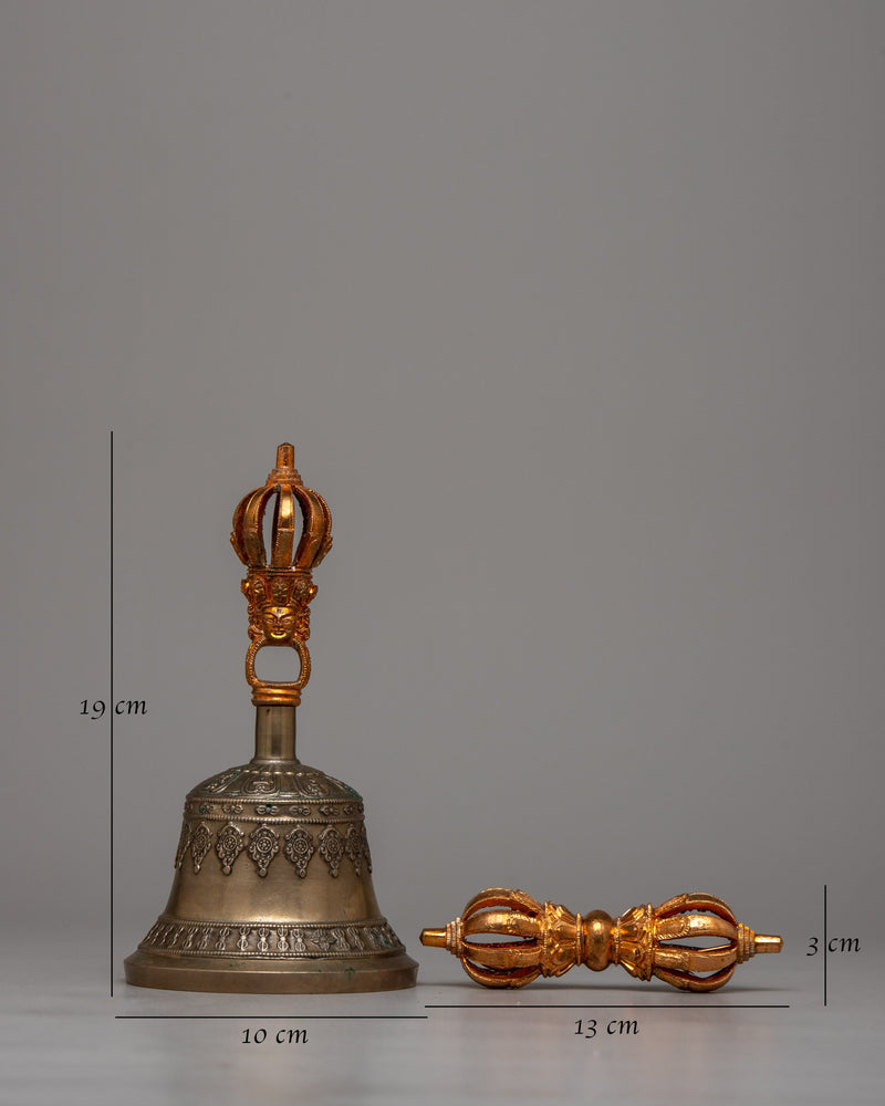 Tibetan Buddhist Ritual Items Vajra and Bell | Explore Devotion with Buddhist Items