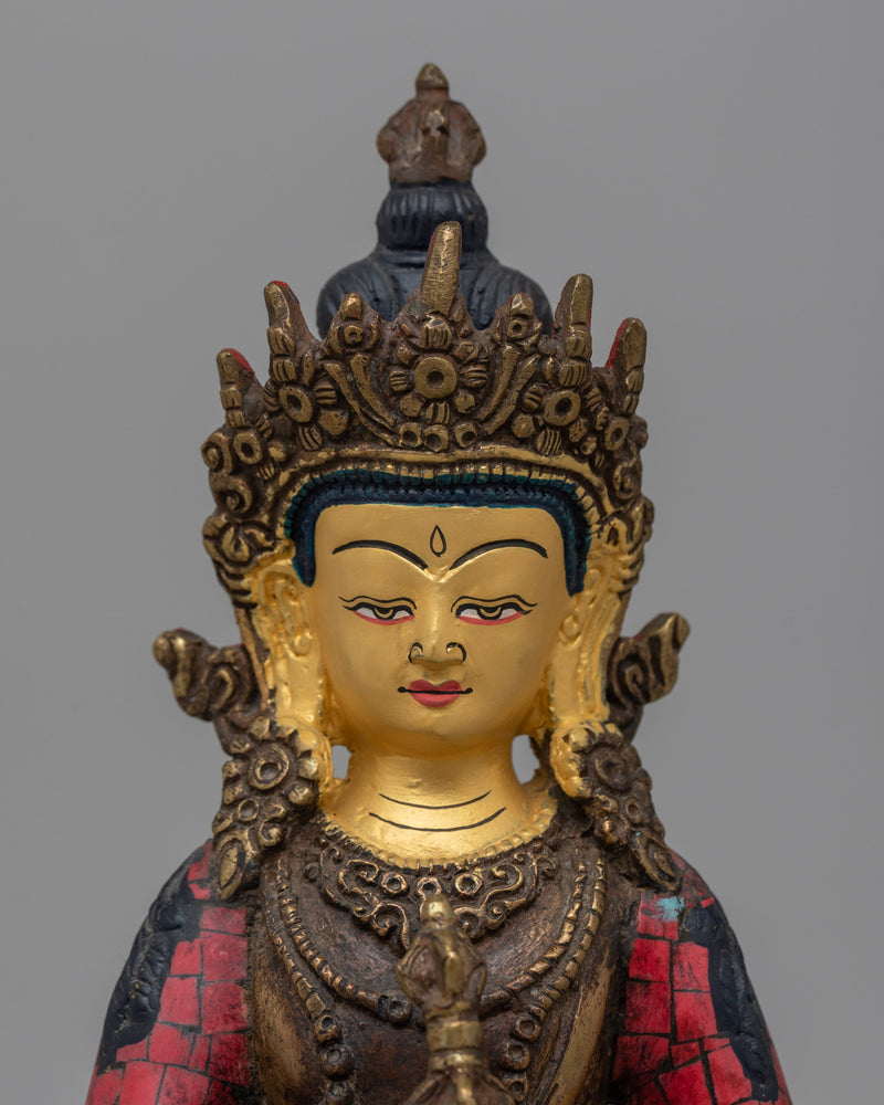 Vajrasattva Practice Statue | Embodying Purity and Enlightenment in Buddhist Tradition