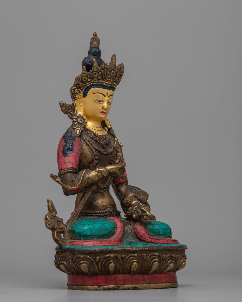 Vajrasattva Practice Statue | Embodying Purity and Enlightenment in Buddhist Tradition