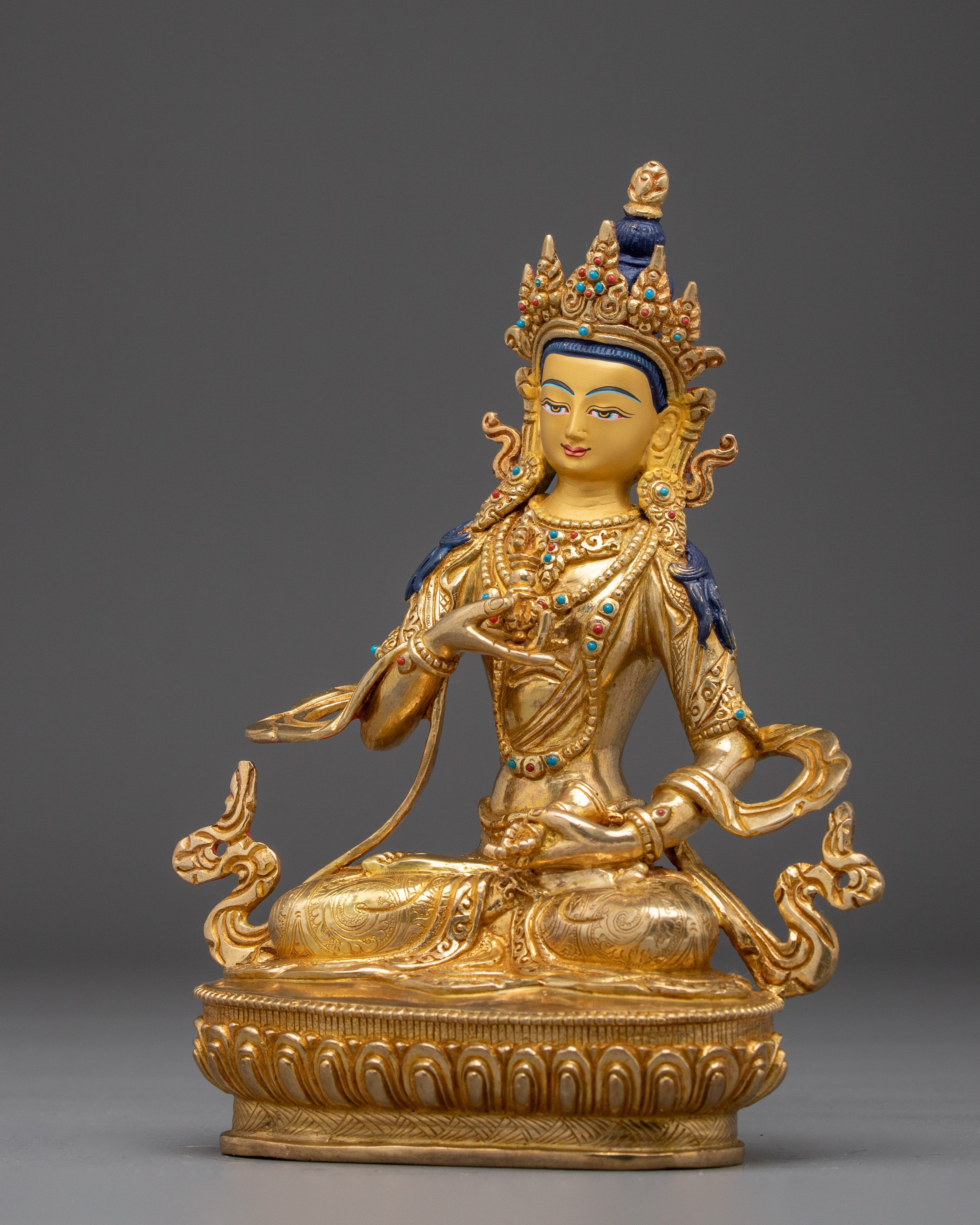 Sacred Buddhist Divine Purifier Deity Vajrasattva Statue | Buddhist Art