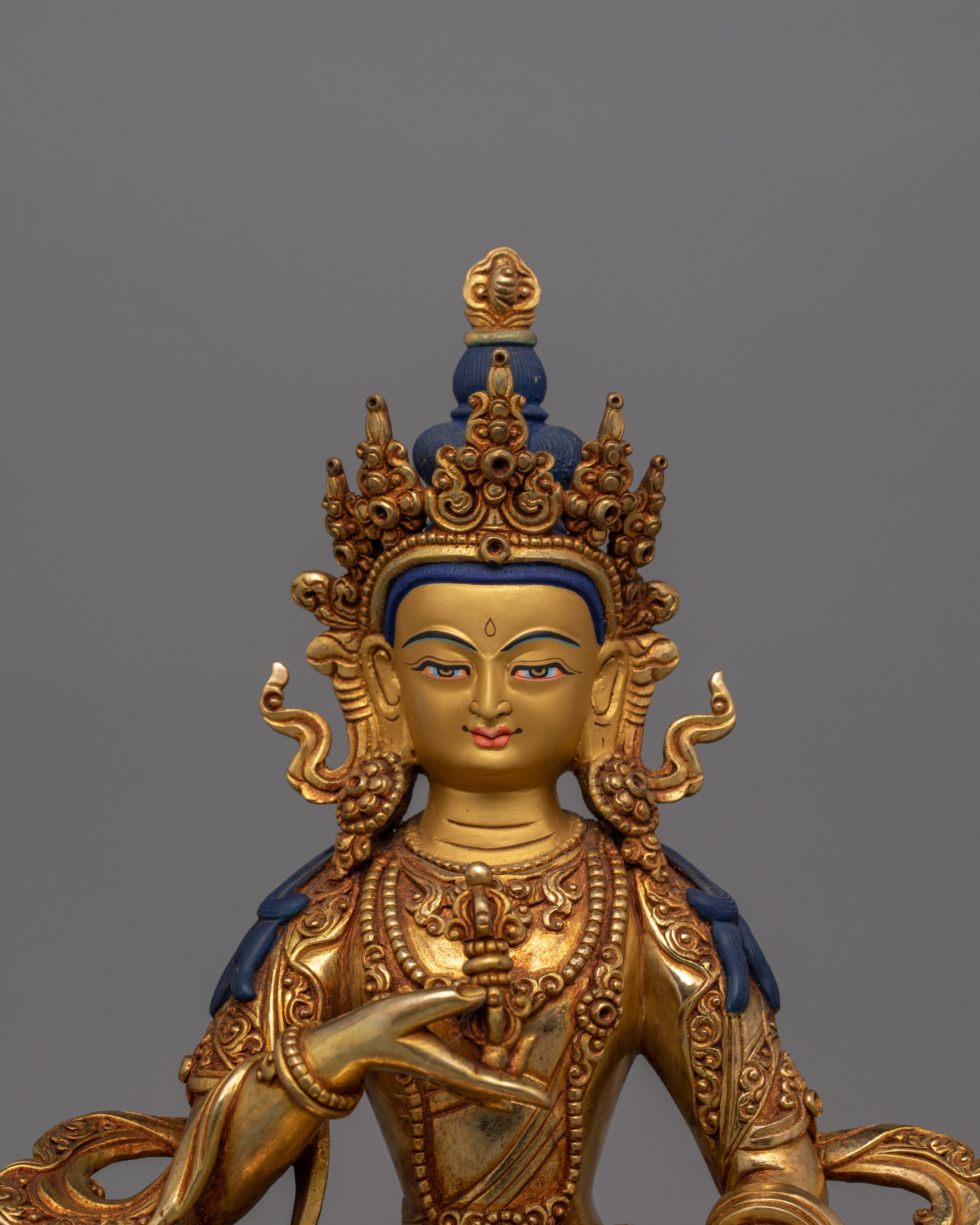 Handcrafted Vajrasattva Buddhist Sculpture | Deity of Purification