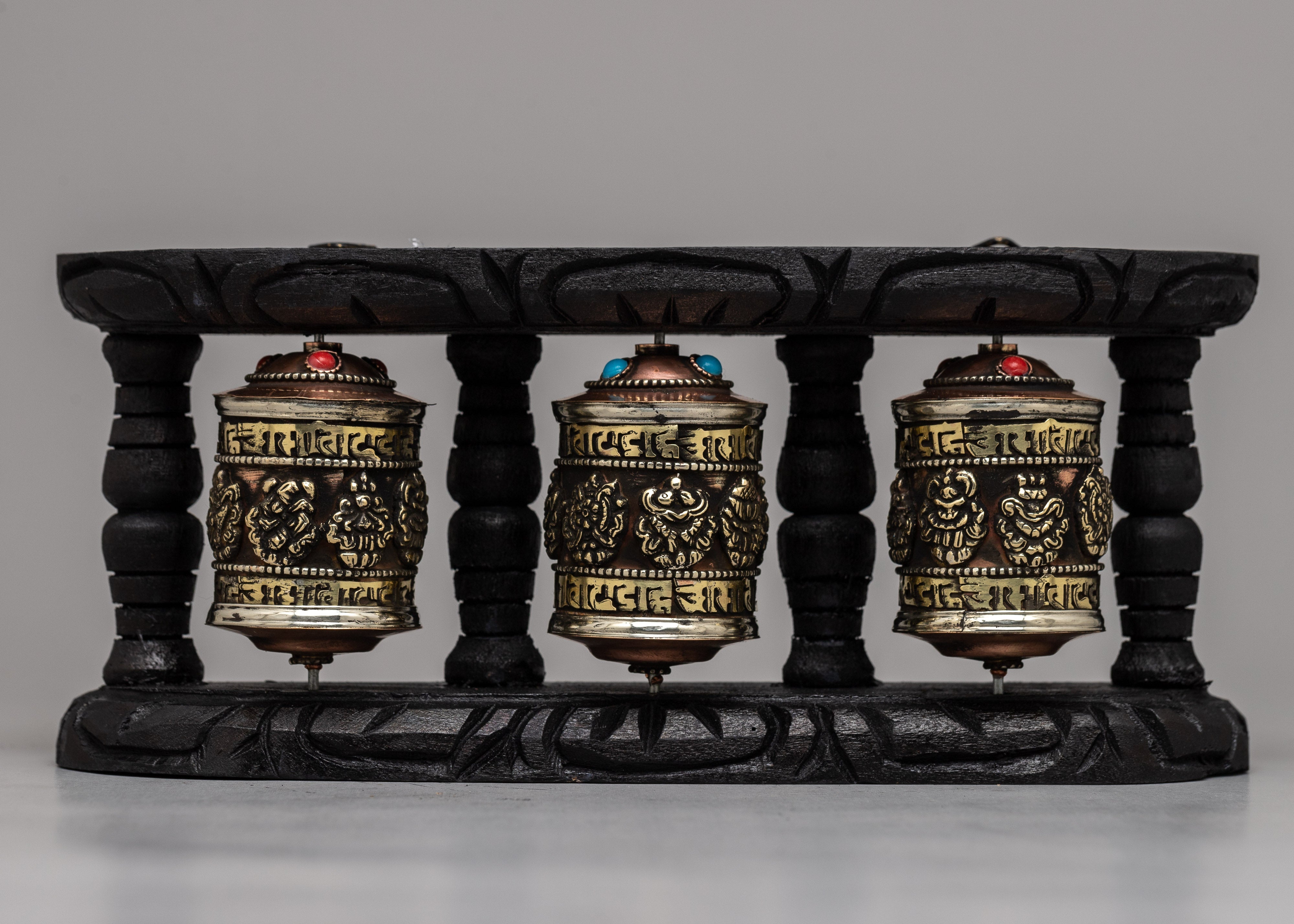 Table Top Prayer Wheel | Compact and Convenient for Daily Devotion