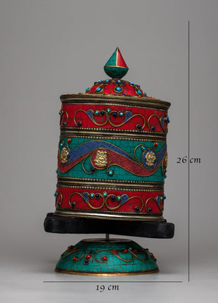 Authentic Prayer Wheel | mbark on a Journey of Devotion