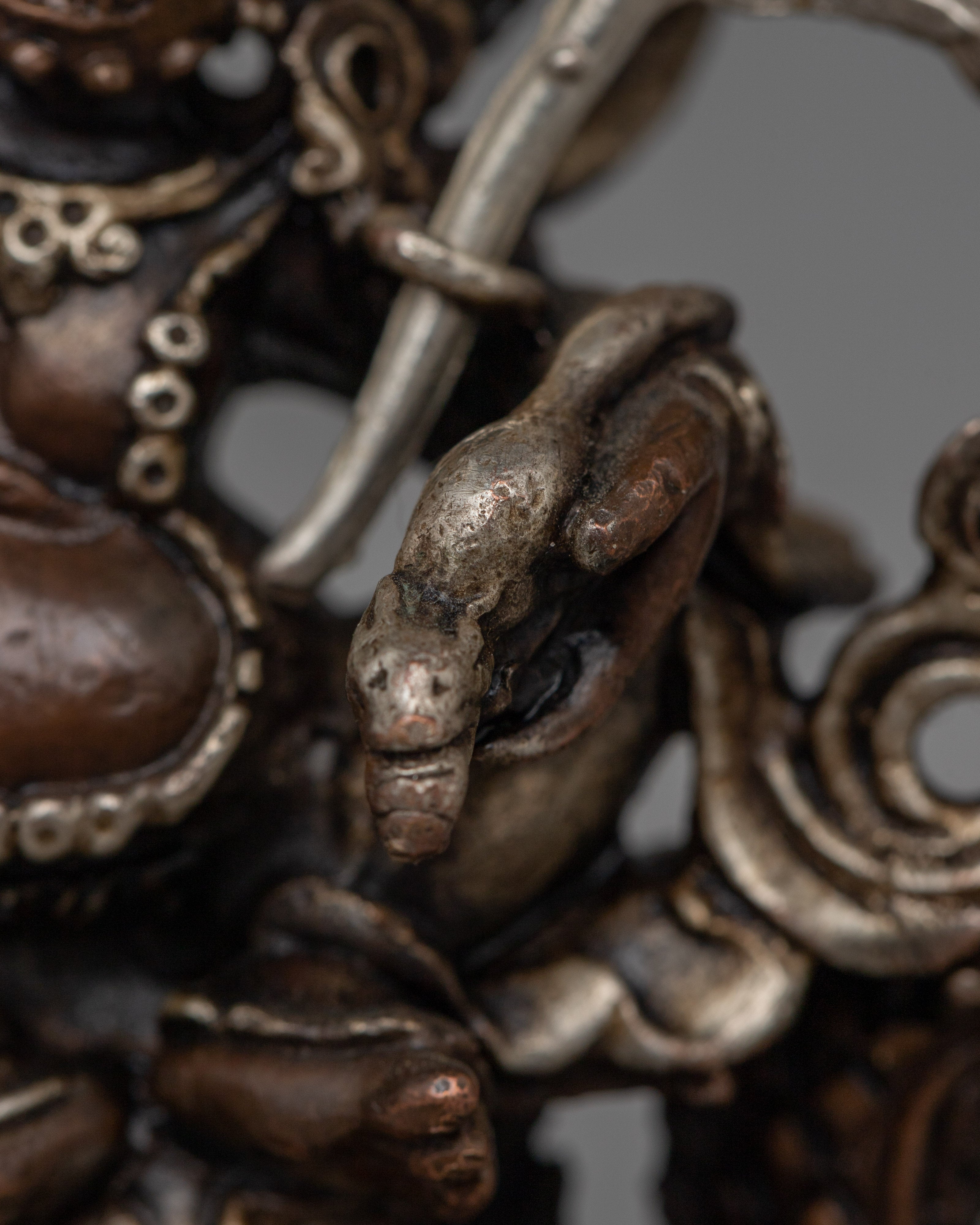 White Dzambhala Sadhana Statue | Manifesting Prosperity, Abundance, and Spiritual Fulfillment with Divine Grace