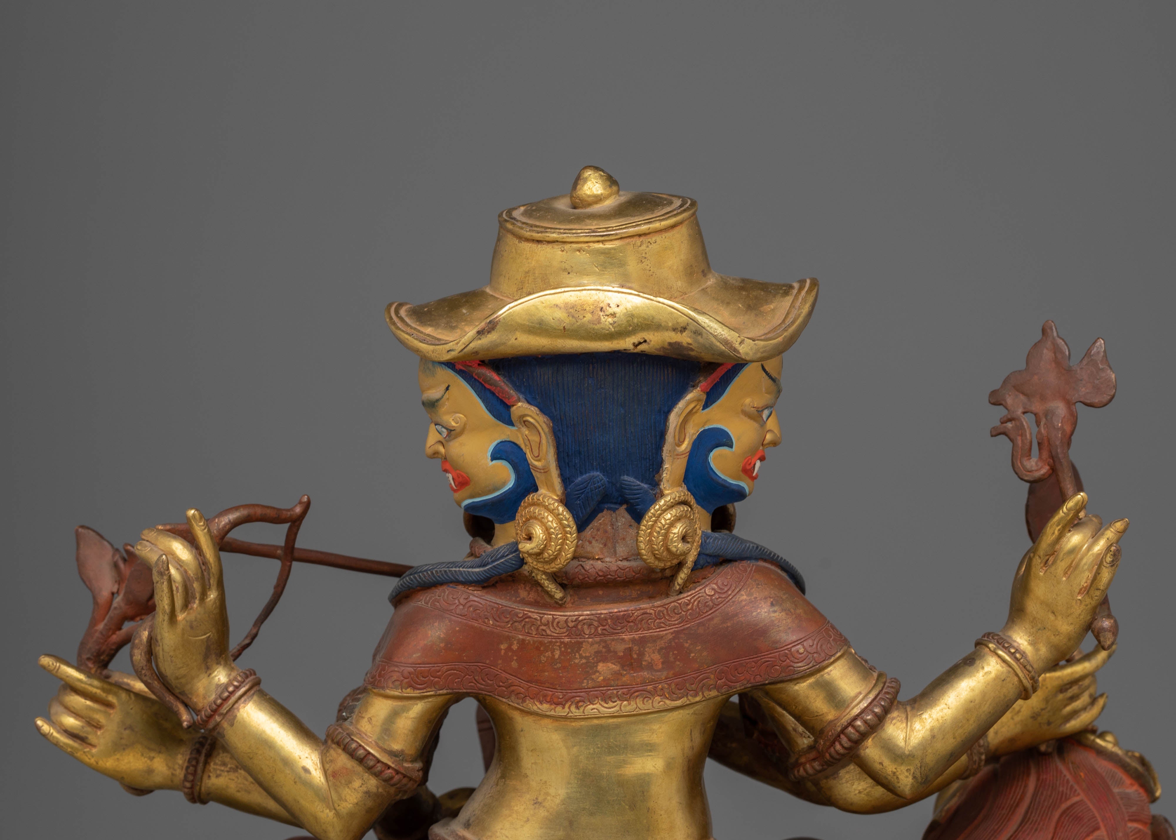 Handcrafted Pehar Gyalpo Figurine | Tibetan Protector