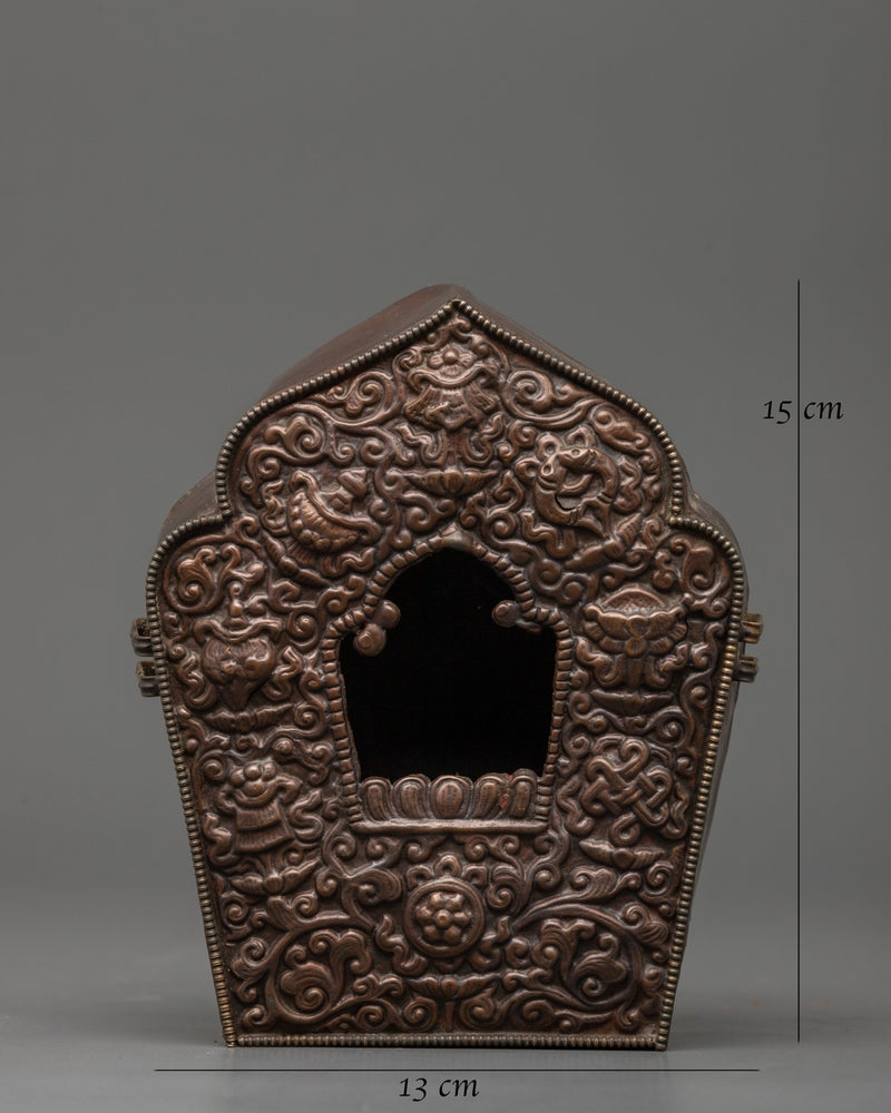 Ghau Altar Box | Copper Spiritual Decor