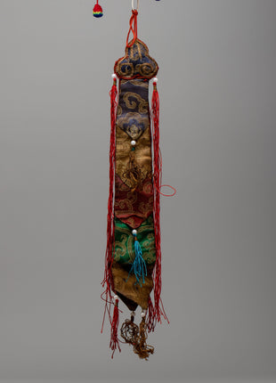 Silver Tibetan Damaru | Instrument Symbolizing Divine Sound and Ritualistic Practice