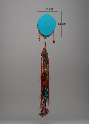 Silver Tibetan Damaru | Instrument Symbolizing Divine Sound and Ritualistic Practice
