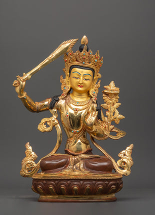 wisdom-deity-manjushri-statue