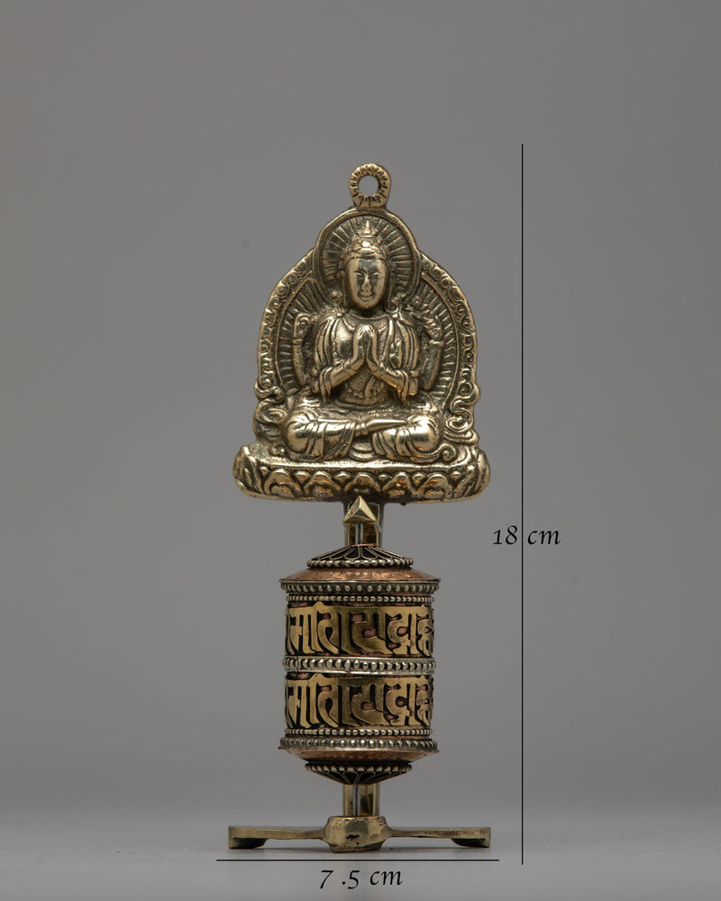 Buddhist Rituals Prayer Wheel | Perfect for Enhancing Your Meditation and Ritual Practices