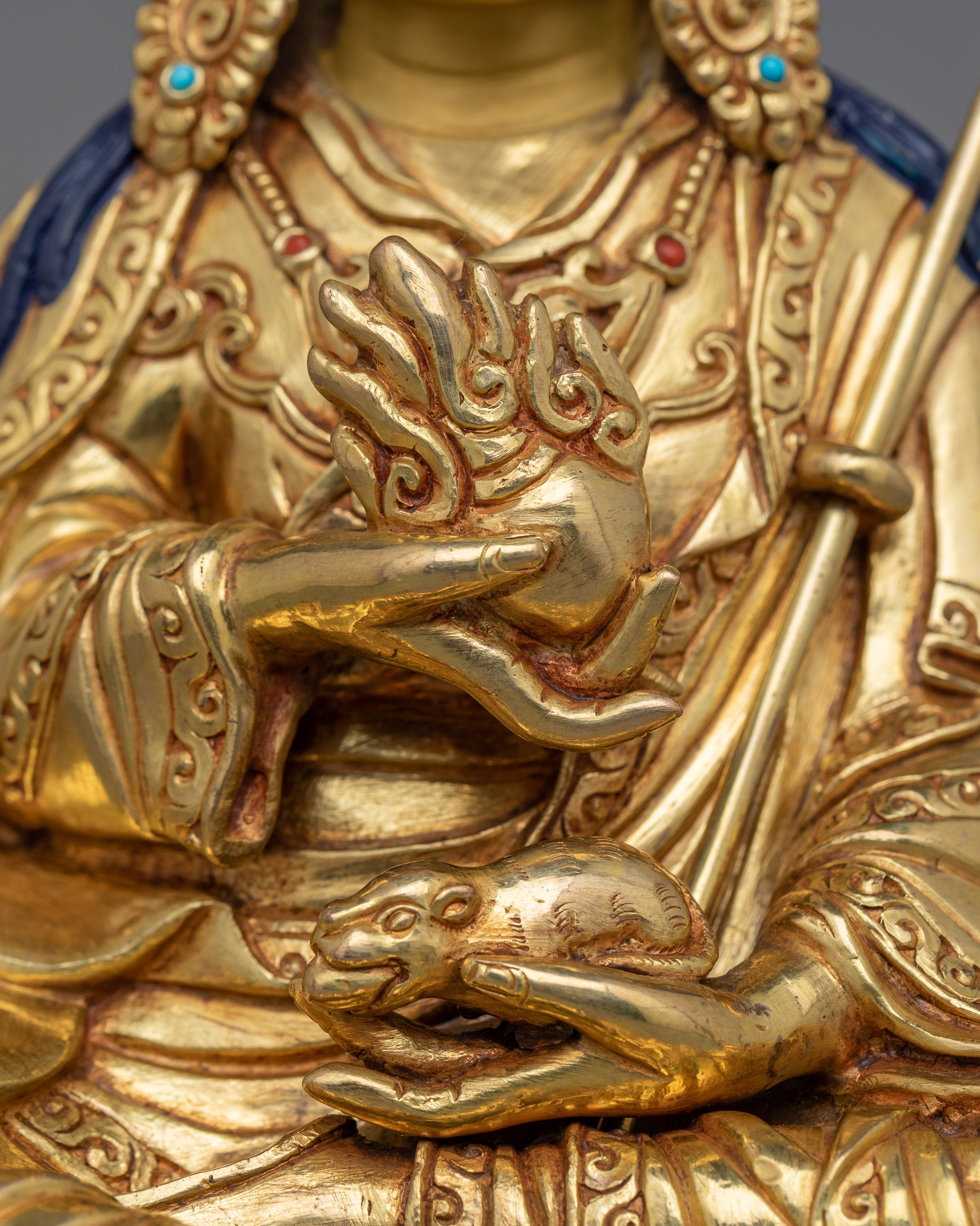 24K Gold Gilded Guru Norla Statue  | Symbol of Wisdom