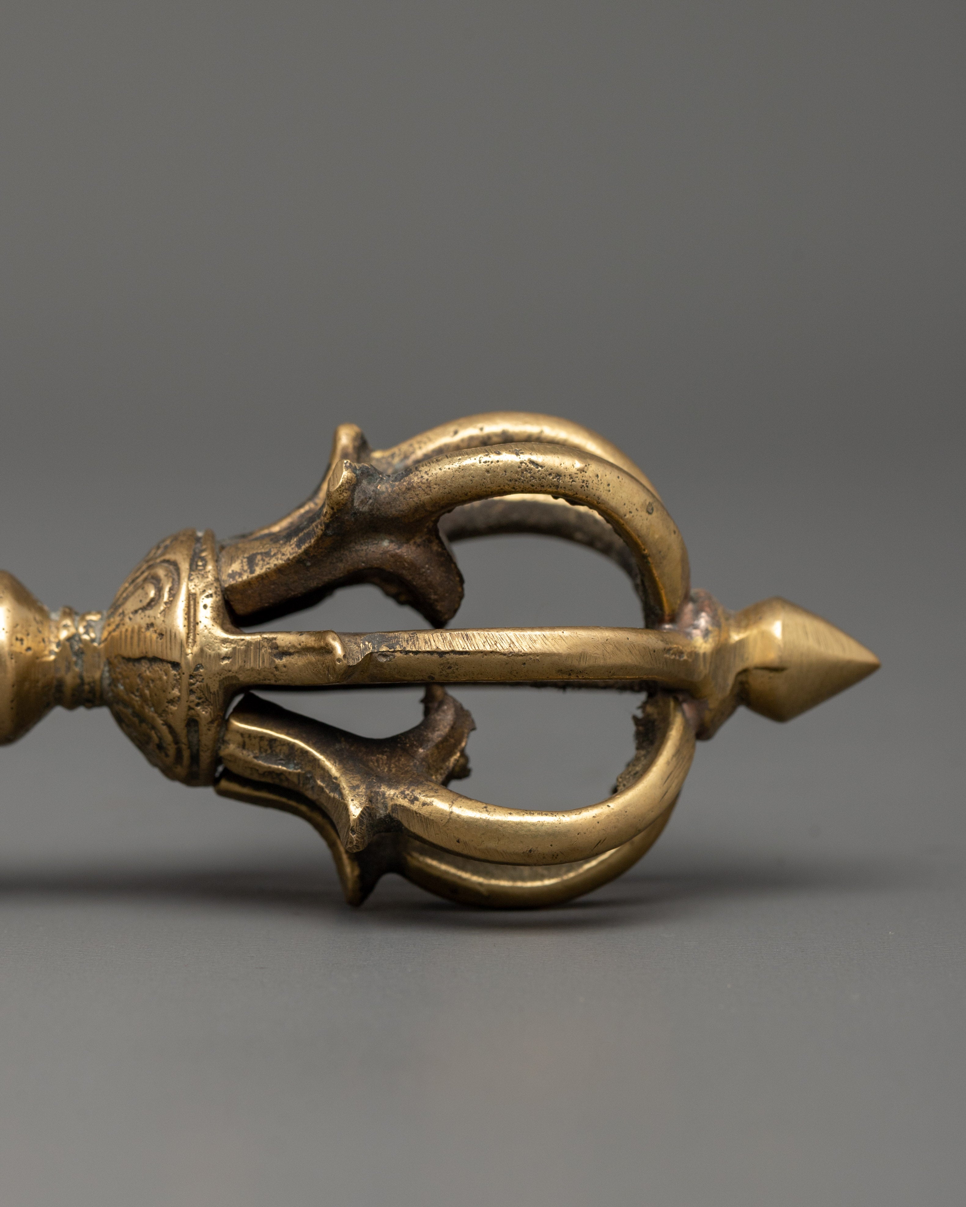 Brass Vajra for Altar | Enlightenment Symbol