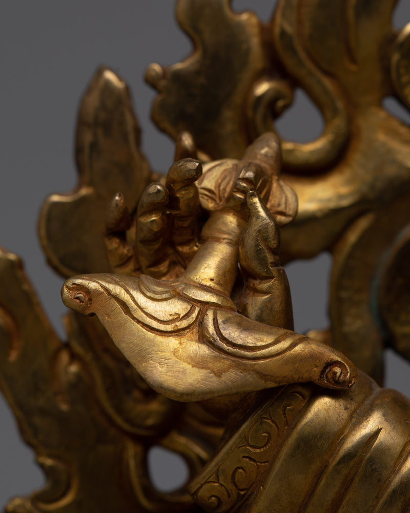 Wrathful Deity Bernagchen Mahakala Statue | Symbol of Fearlessness and Spiritual Protection