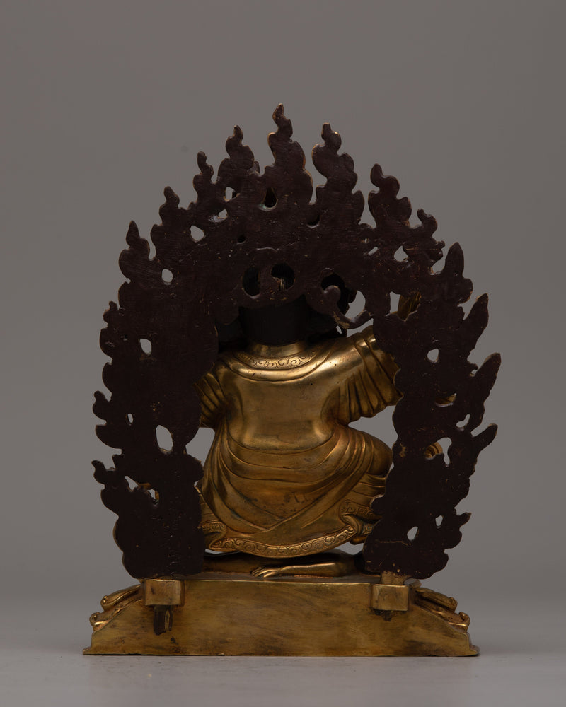 Wrathful Deity Bernagchen Mahakala Statue | Symbol of Fearlessness and Spiritual Protection