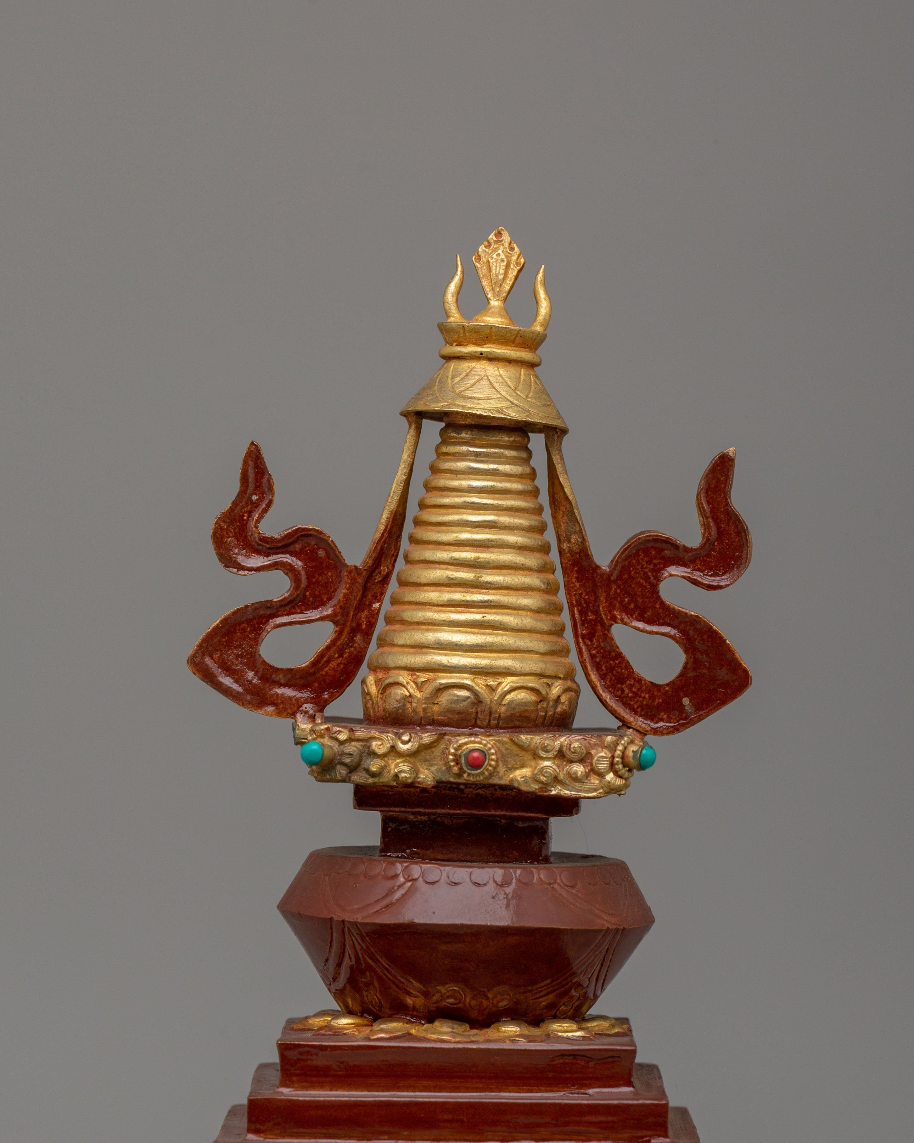 Handcrafted Sacred Altar Enlightenment Stupa | Symbol of Inner Peace