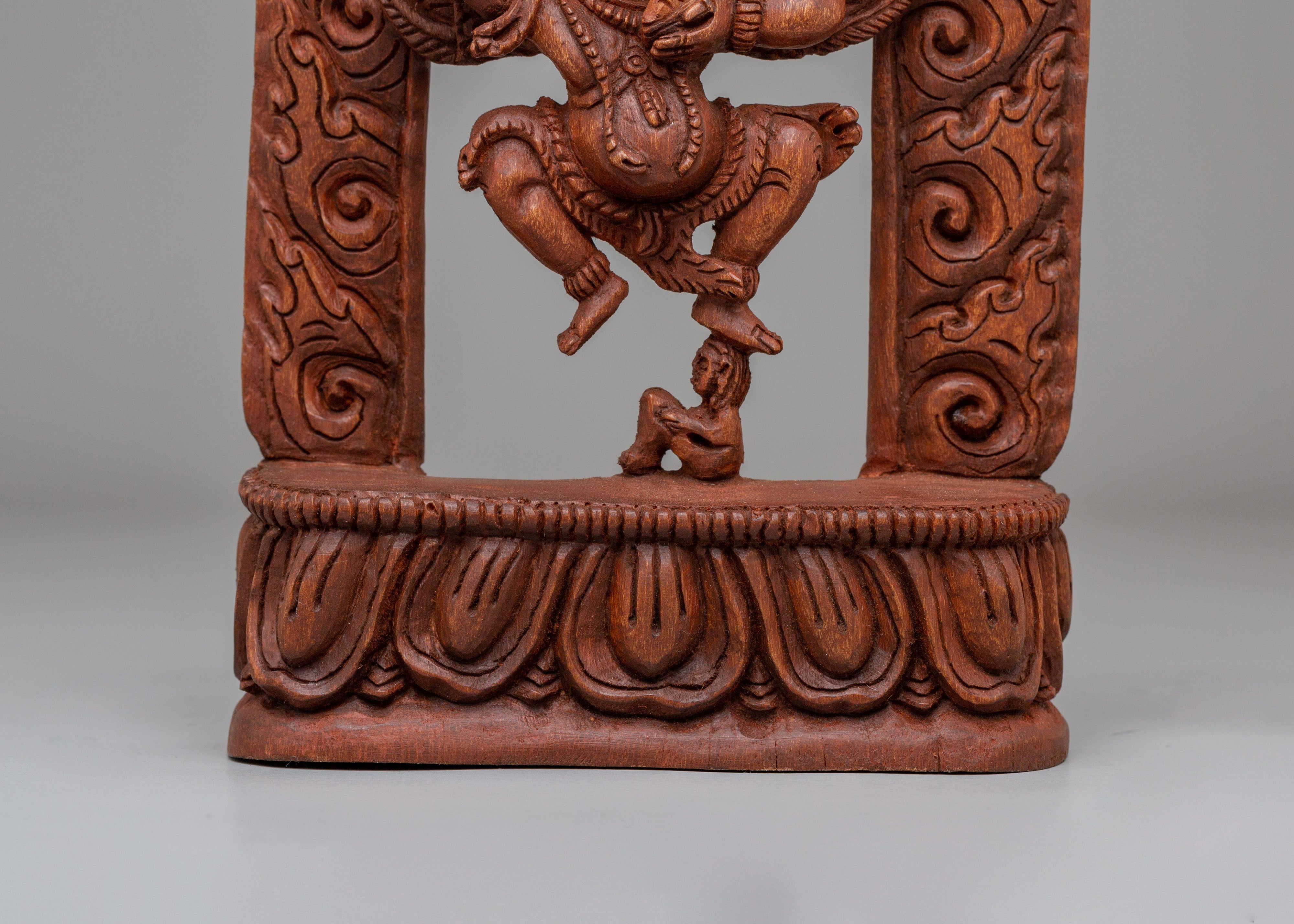 Garuda Statue  | Hand-Carved Wooden Garuda Deity Sculpture