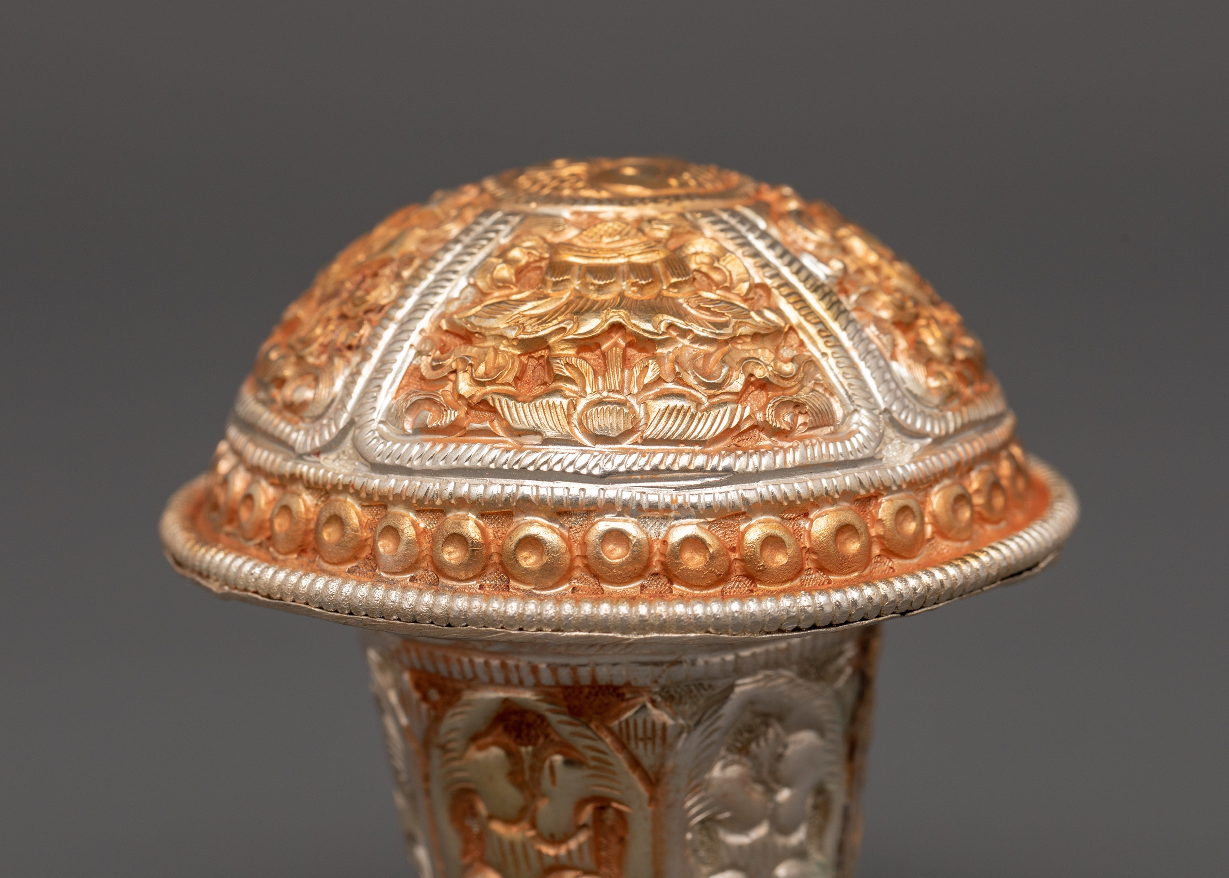 Brocade Stick Cap Home Decor | Elegant Decorative Accent