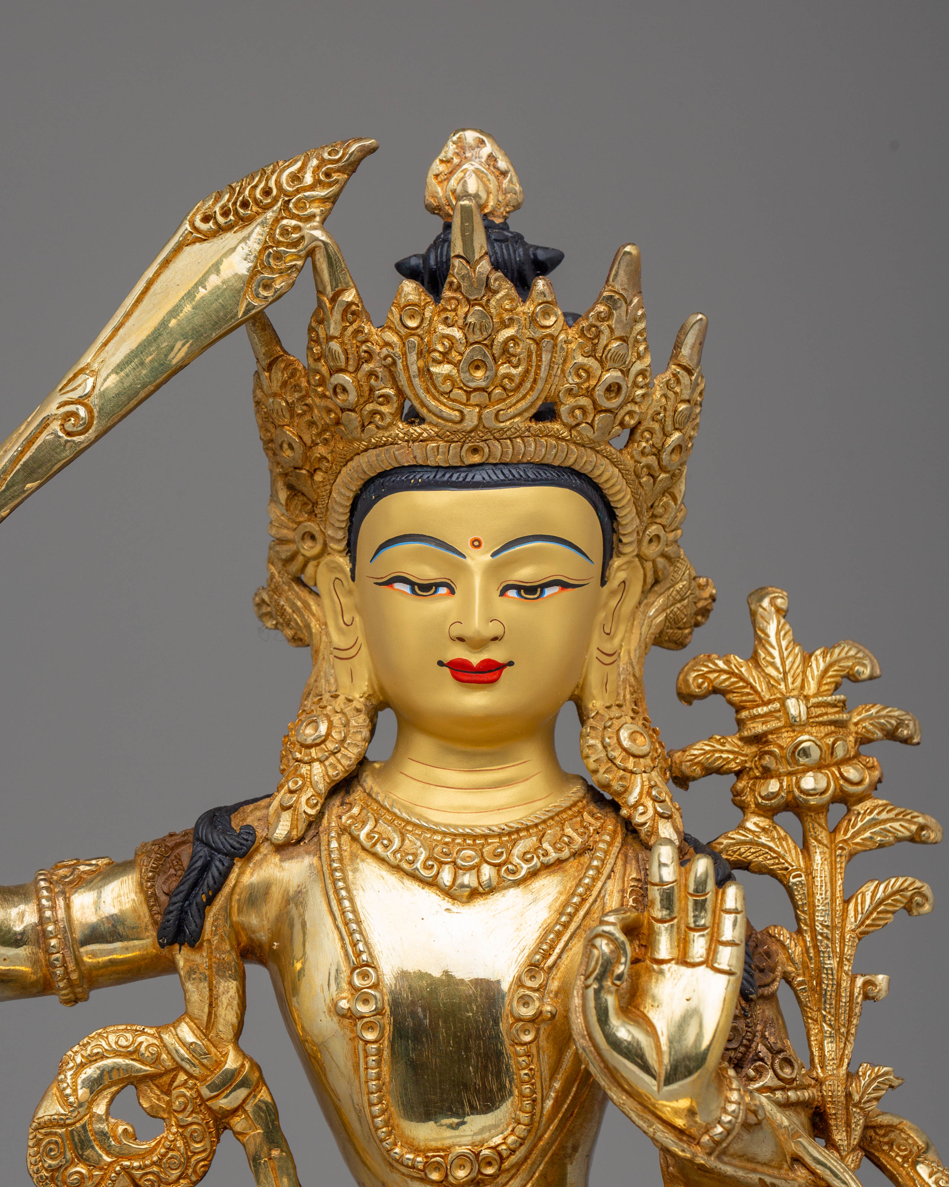 Handmade Statue of Manjushri | Bodhisattva of Wisdom