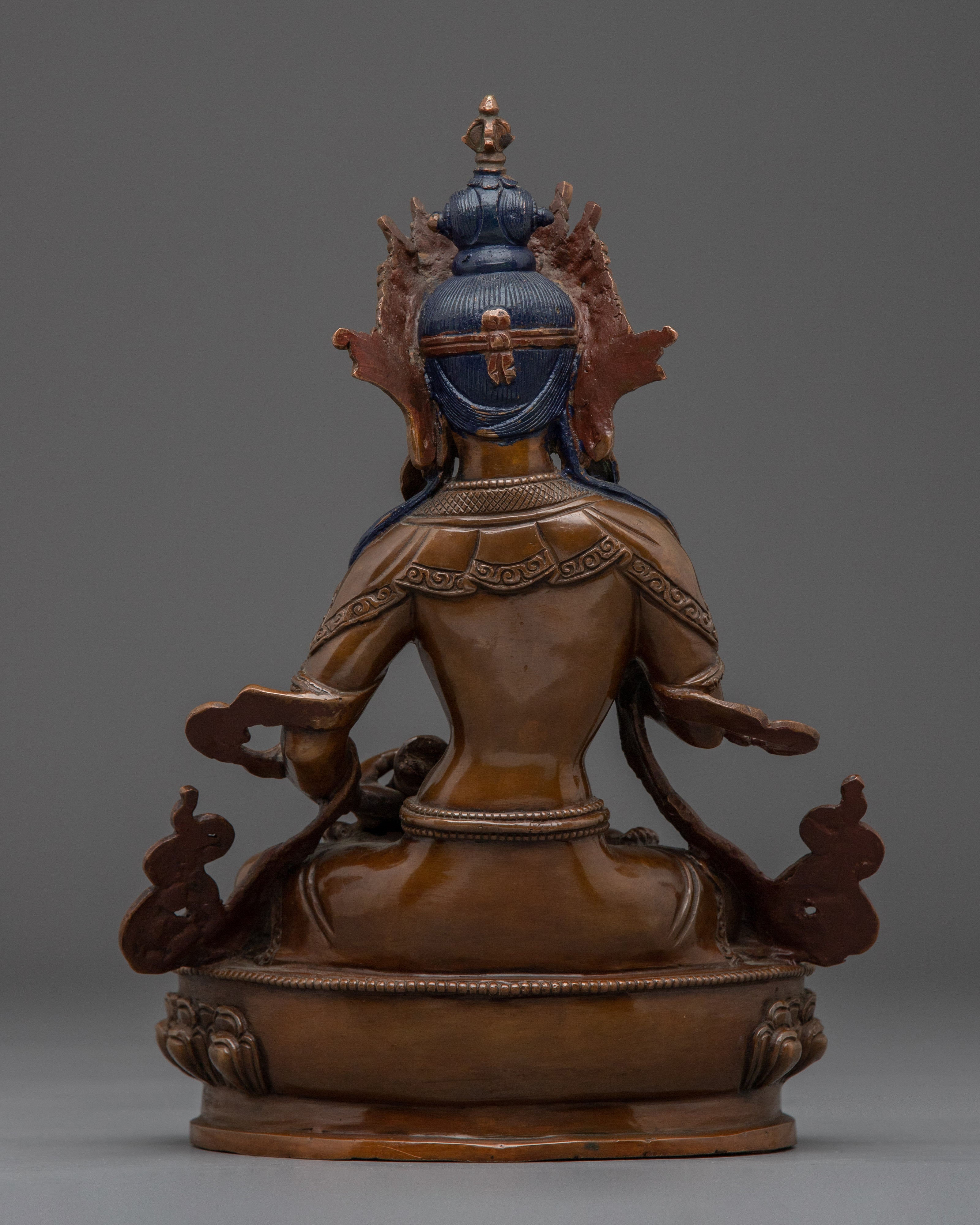 Oxidized Dorje Sempa Statue | Vajrasattva - Embodiment of Purity