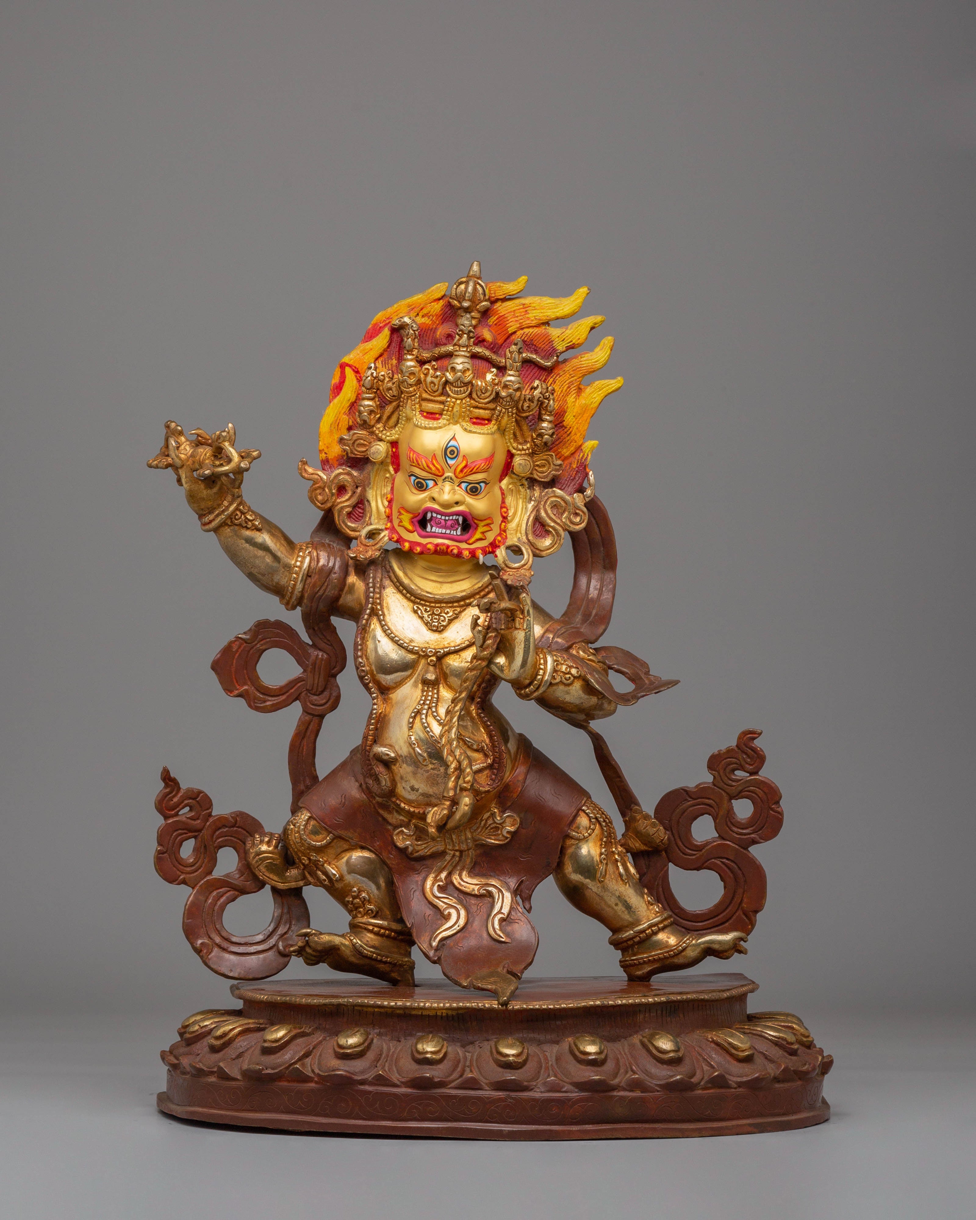 Handcrafted Statue of Vajrapani | Himalayan Art Work