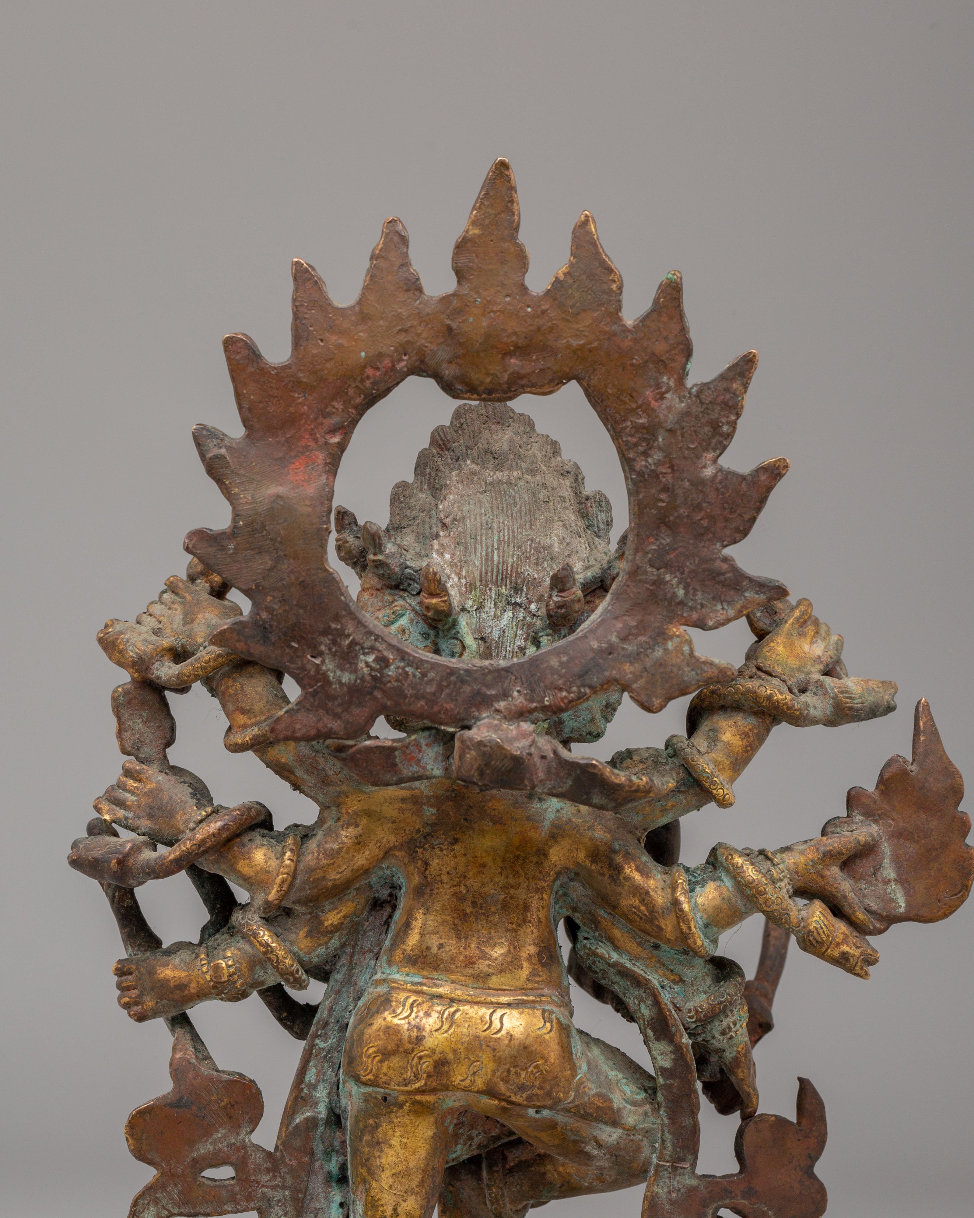 Traditional Ucchusma Figurine | Buddhist Purification Deity