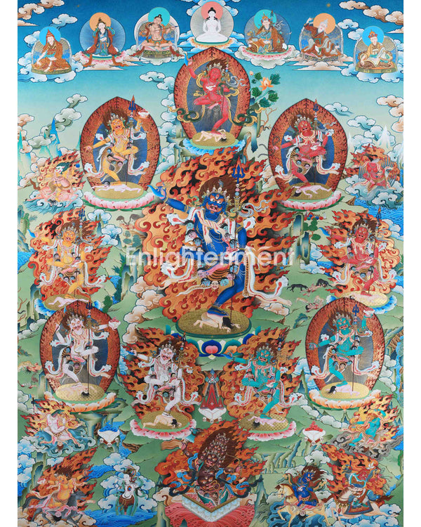 Troma Nagmo Empowerment Thangka | Traditional Buddhist Dakini Hand Painted Art