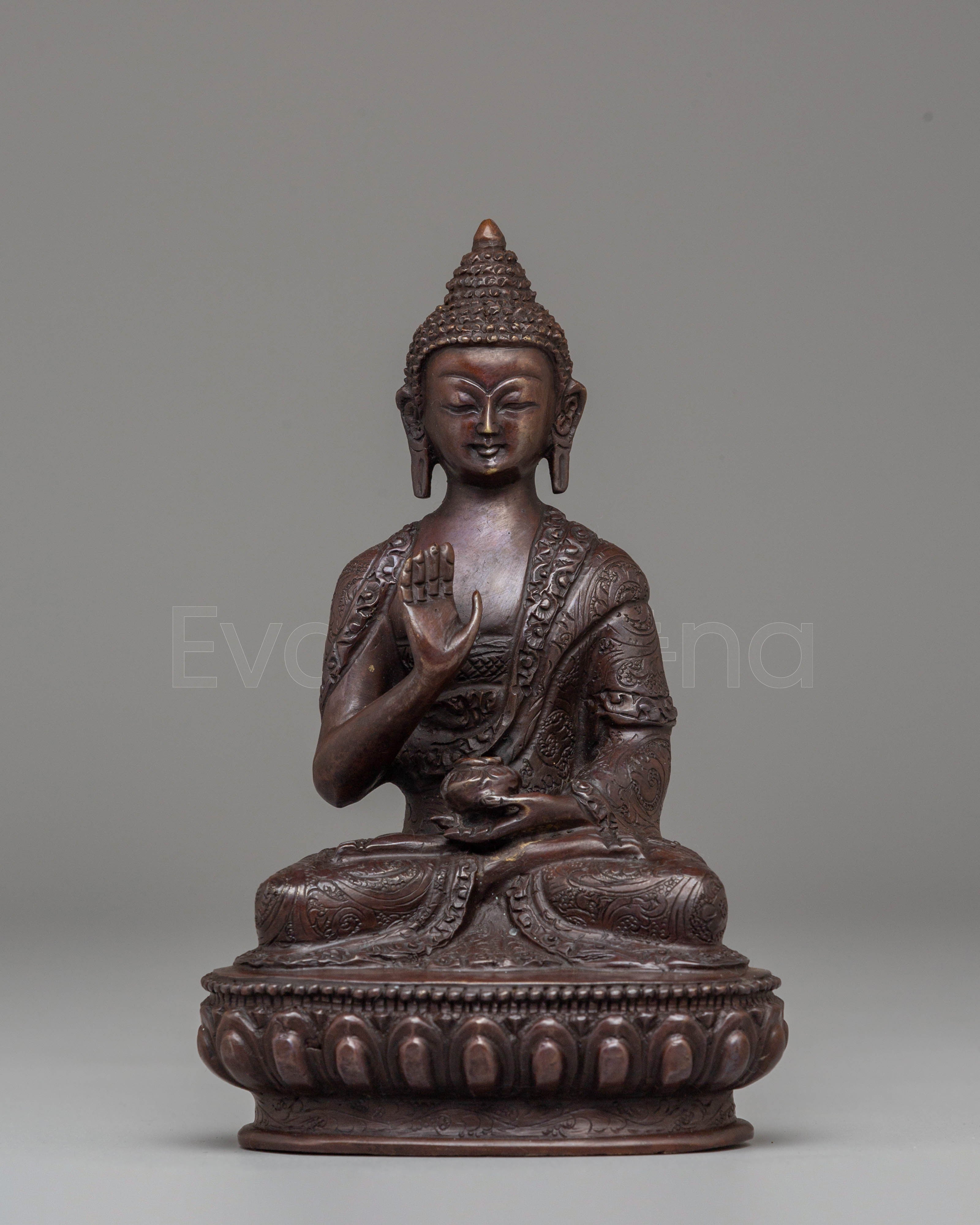 Amogasiddhi Buddha Altar Statue