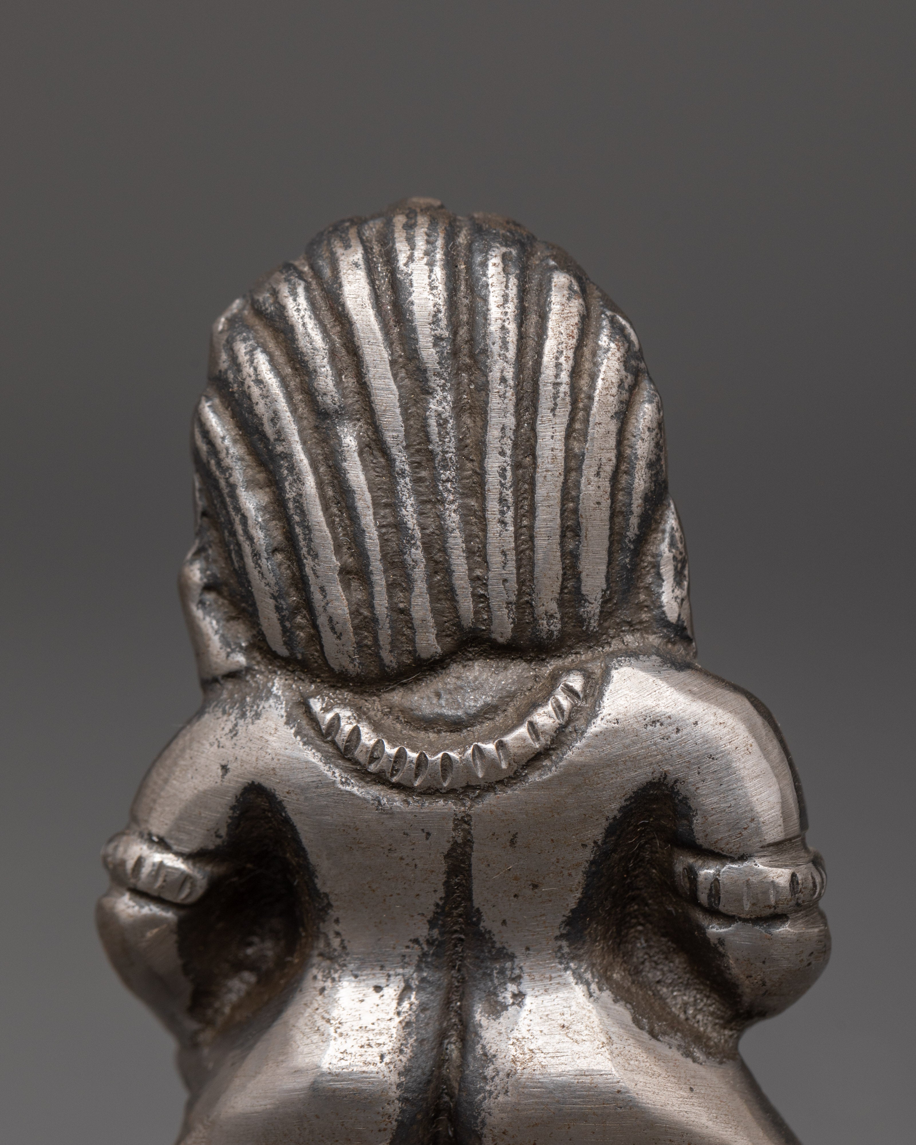 Iron Black Dzambhala statue | Tibetan God of Wealth & Protection