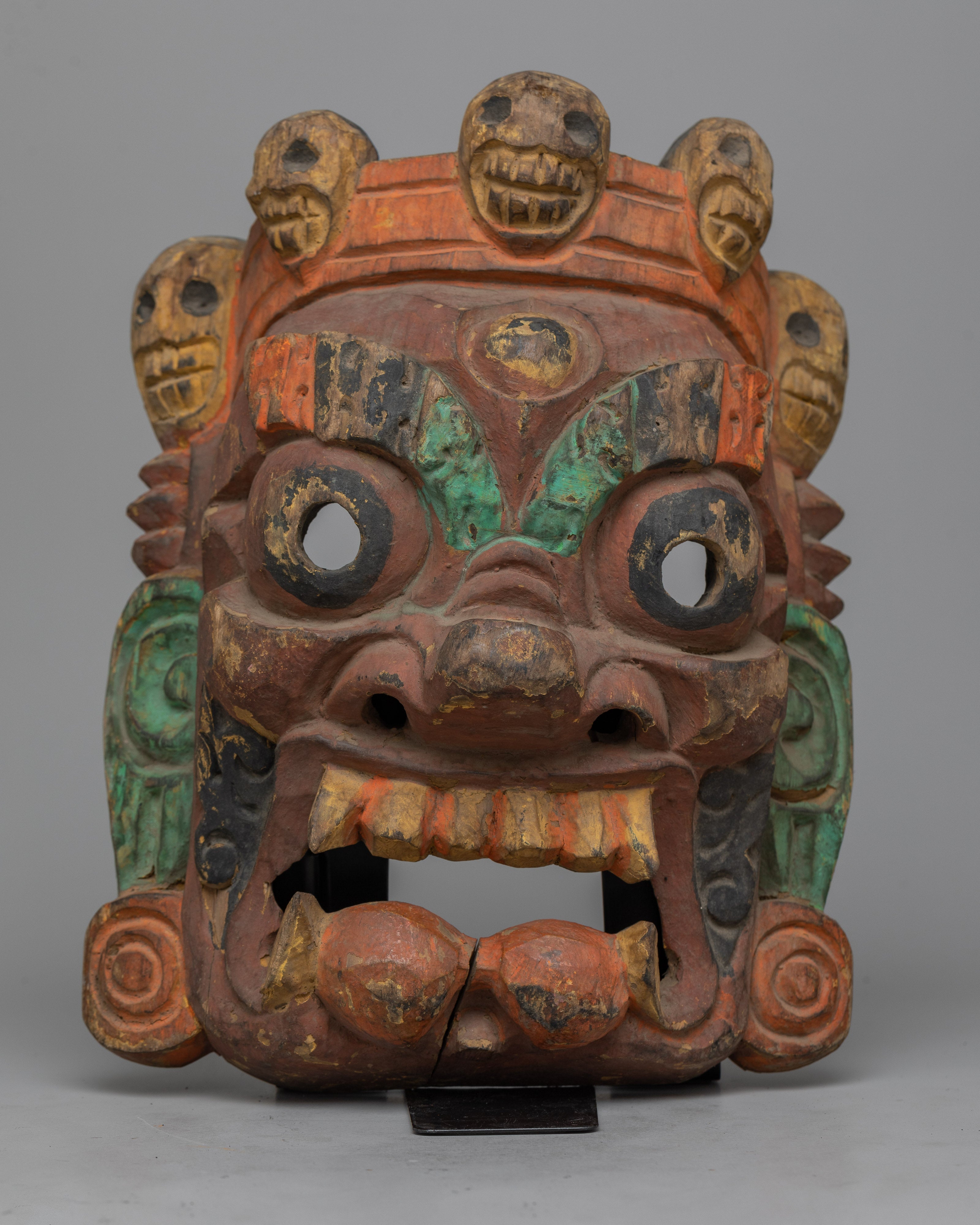 Nepalese Mahakala Mask | Harnessing the Power of Divine Protection