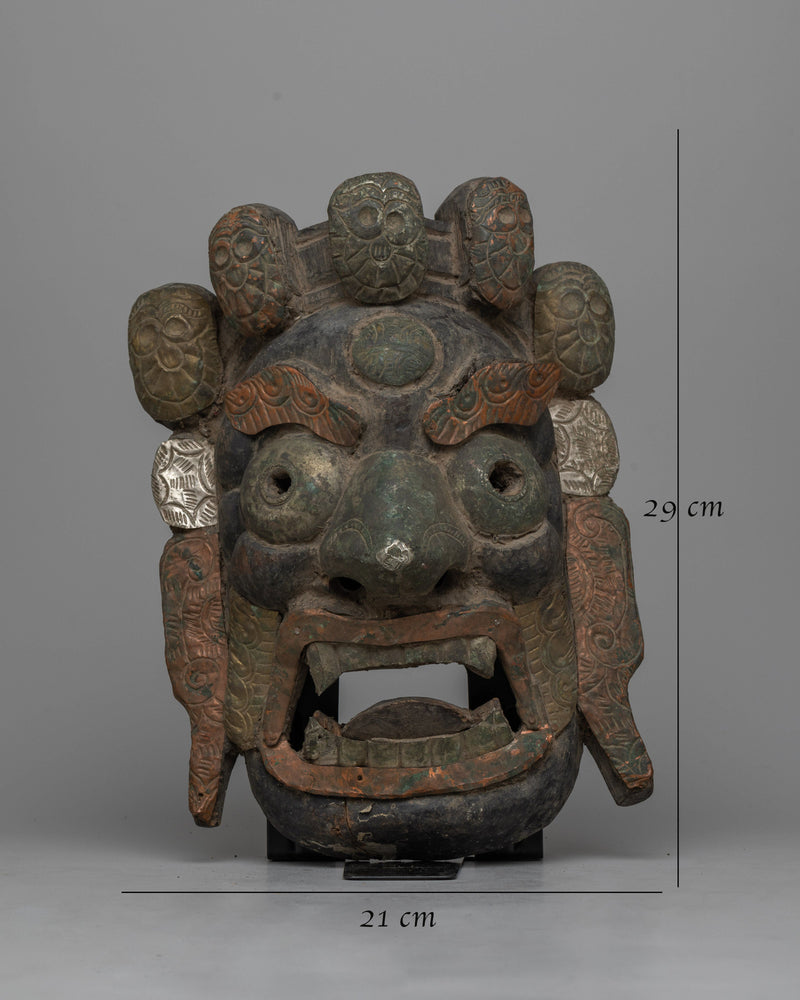 Mahakala Mask Tibet | The Fierce Guardian of Buddhist Traditions