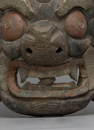 Mahakala Mask Authentic | Harnessing the Ancient Power of Tibetan Tradition