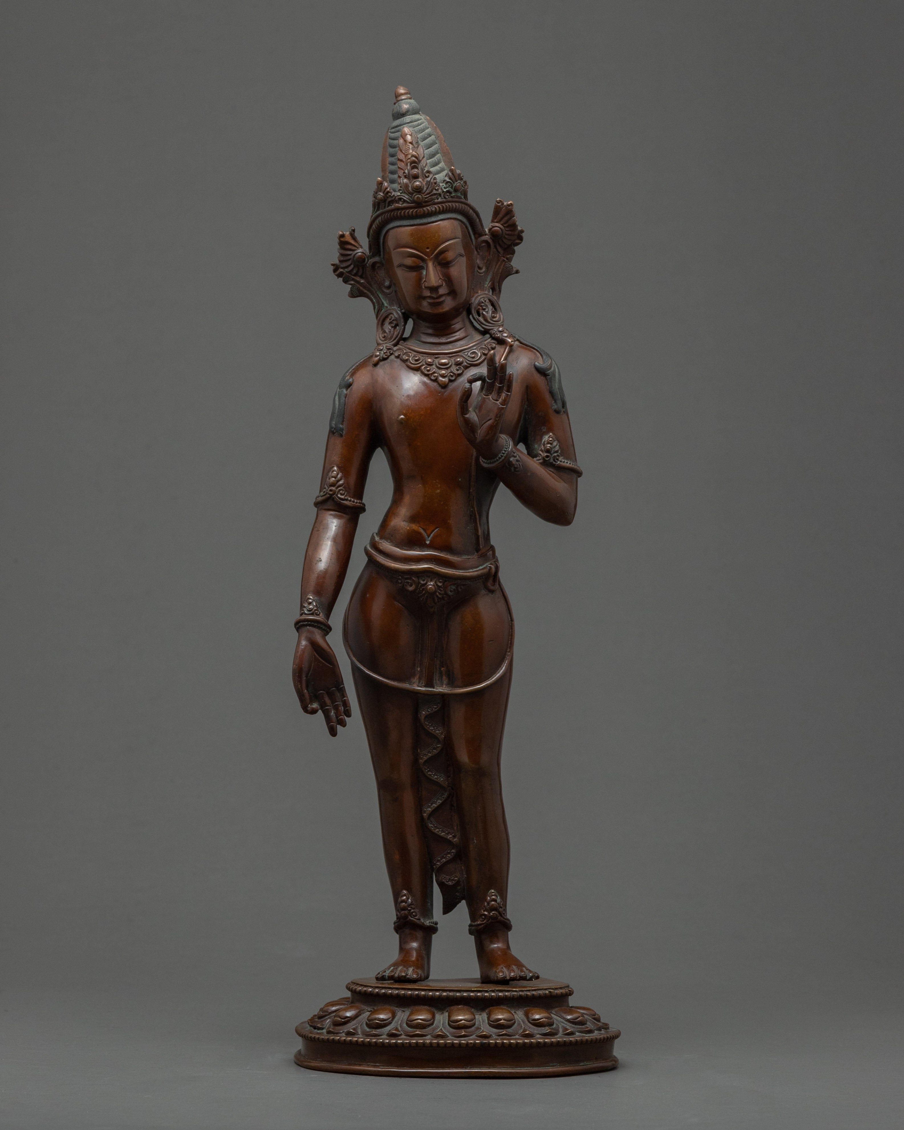 Vintage Avalokiteshvara statue
