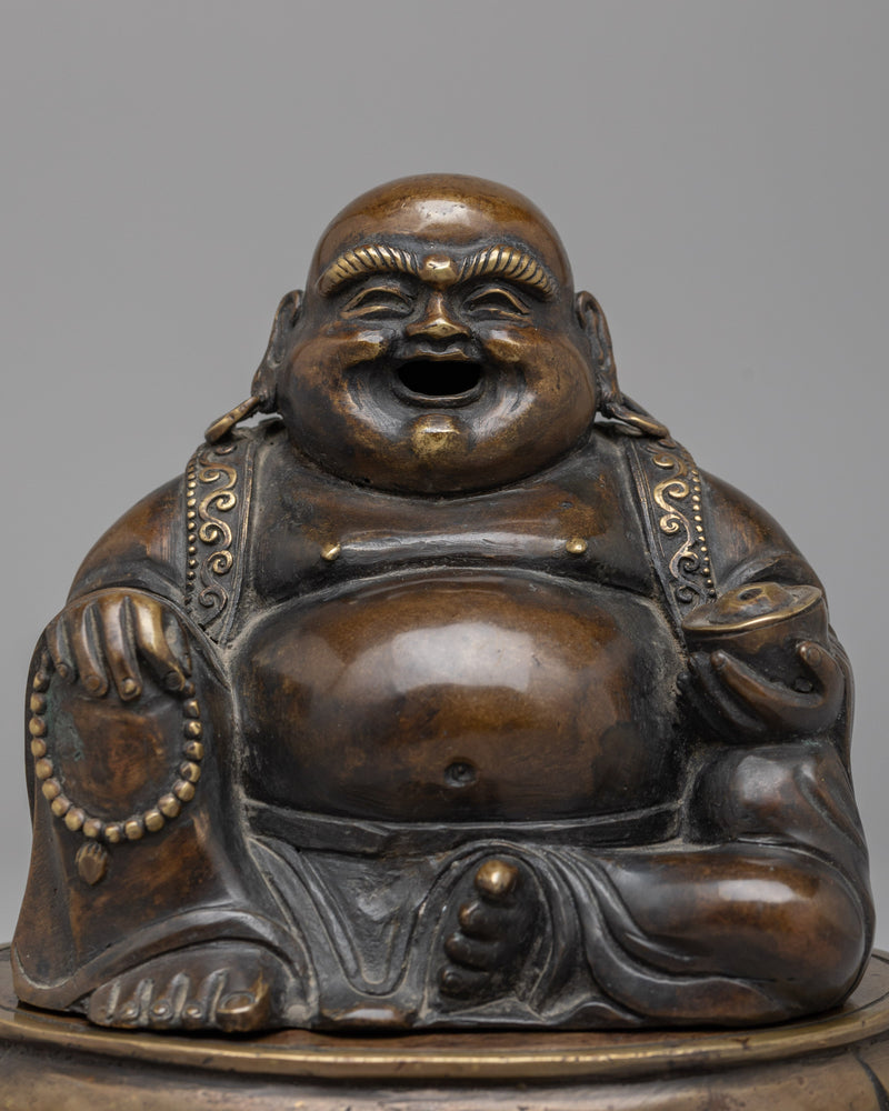 Laughing Buddha Incense Burner | Positive Vibes During Your Meditation or Relaxation Sessions