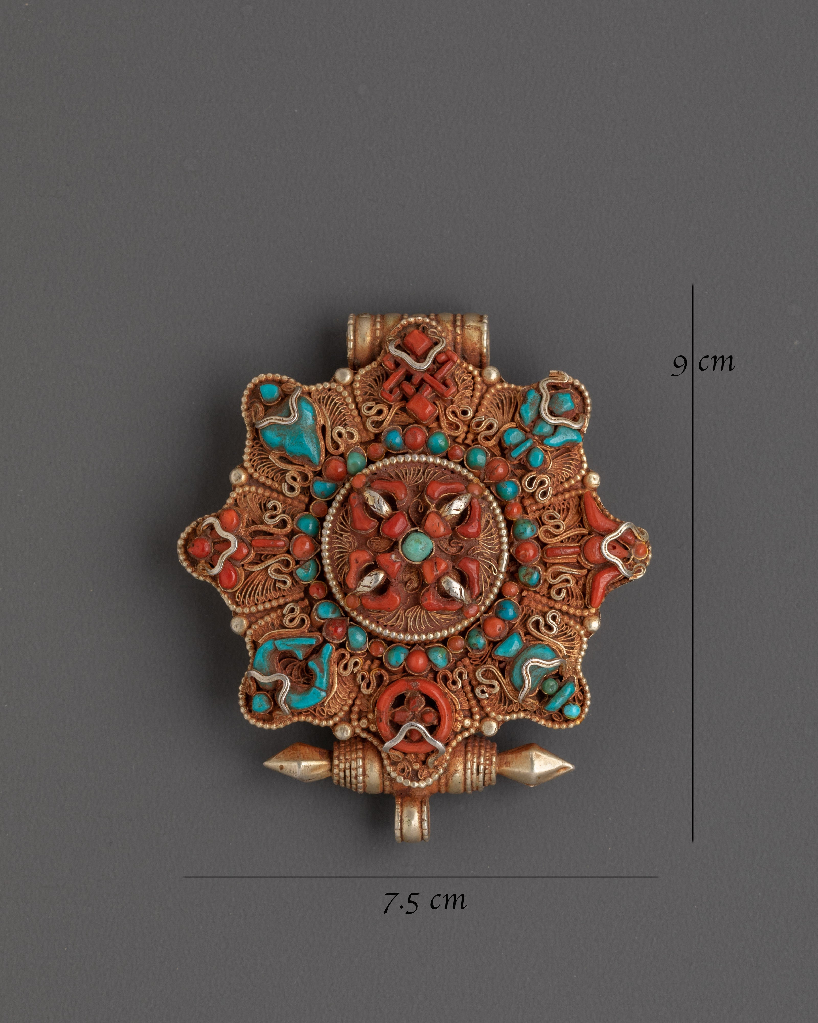 Symbol of Protection Ghau Box Locket | Protective Jewelry