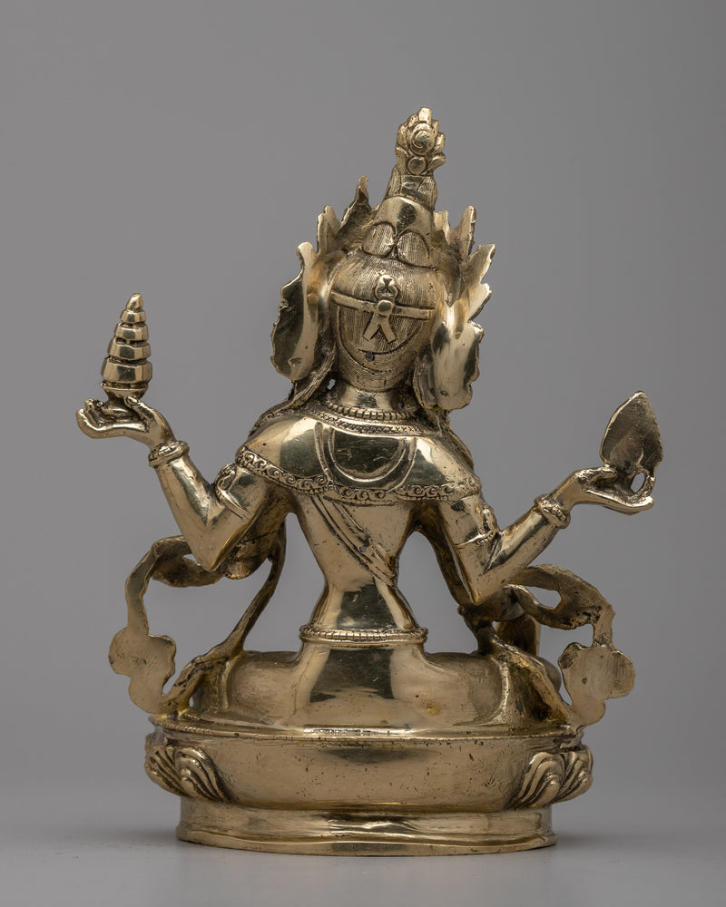 Brass Laxmi Statue |  Embrace Blessings of Wealth and Prosperity