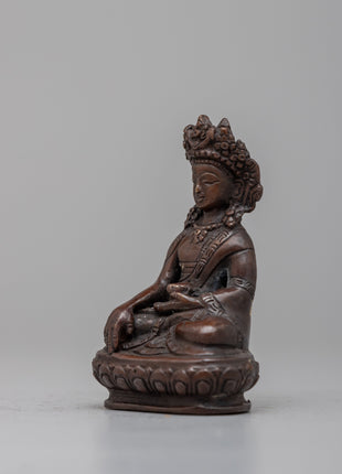 The Buddha Shakyamuni Statue | Handcrafted on Copper, Radiating Divine Wisdom and Spiritual Serenity