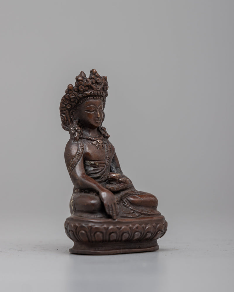 The Buddha Shakyamuni Statue | Handcrafted on Copper, Radiating Divine Wisdom and Spiritual Serenity