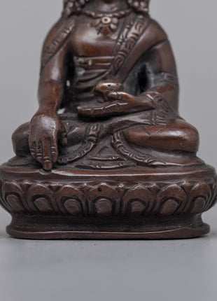The Buddha Shakyamuni Statue | Handcrafted on Copper, Radiating Divine Wisdom and Spiritual Serenity