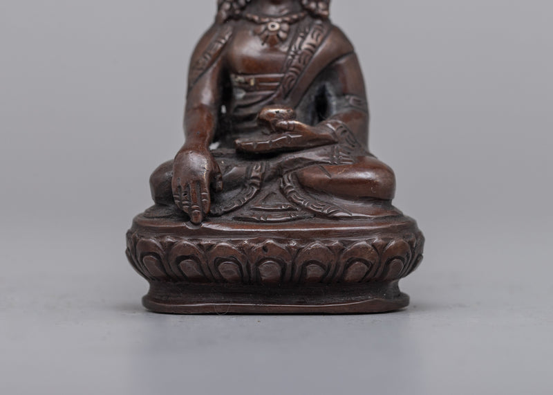 The Buddha Shakyamuni Statue | Handcrafted on Copper, Radiating Divine Wisdom and Spiritual Serenity