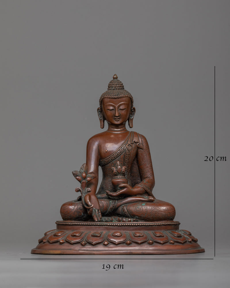 Tibetan Medicine Buddha Statue | Statue for Serenity and Inner Peace