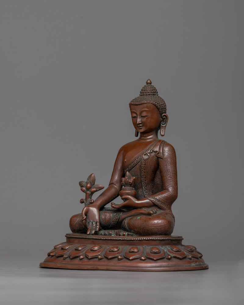 Tibetan Medicine Buddha Statue | Statue for Serenity and Inner Peace