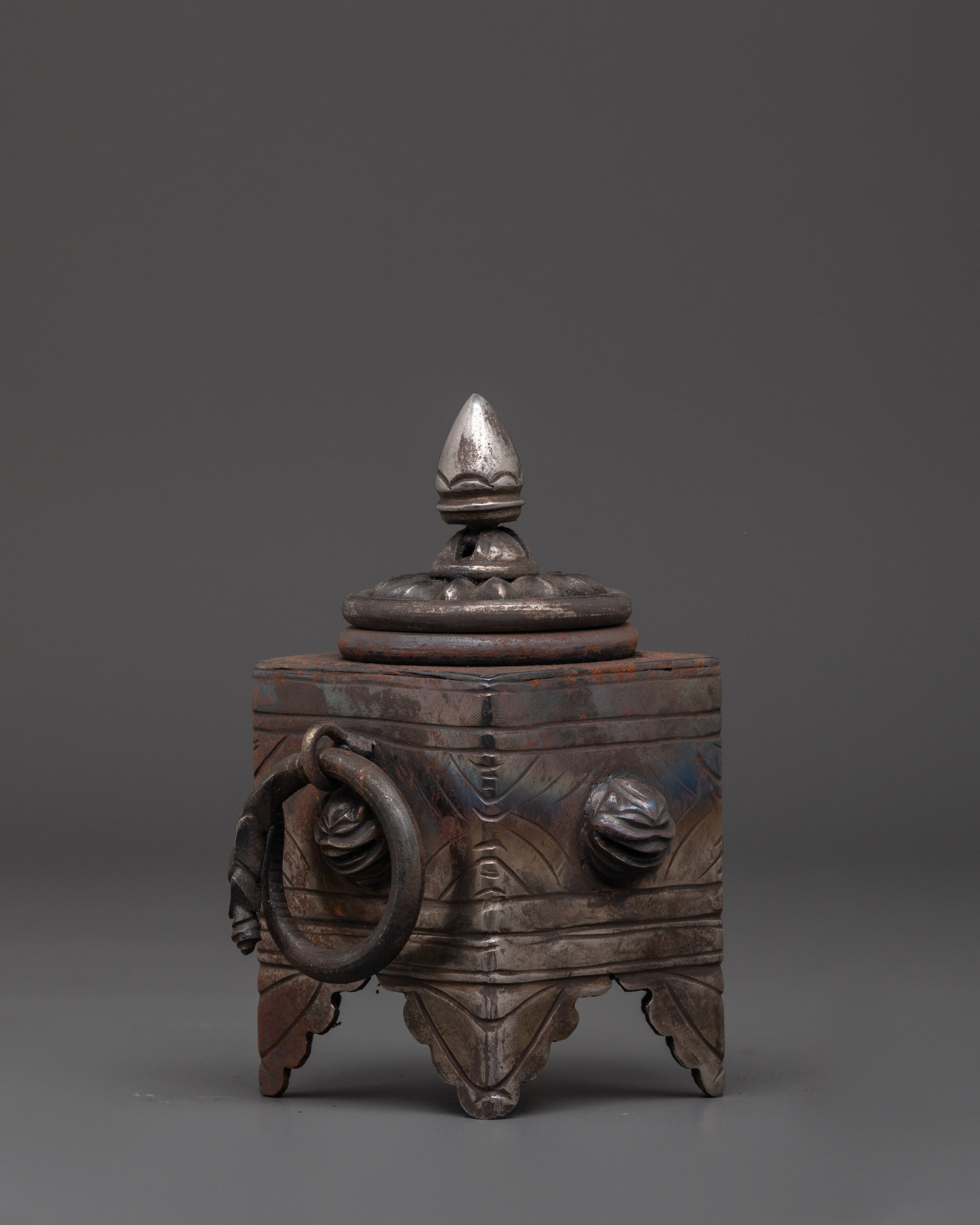 Handcrafted Tibetan Incense Burner  | Ritual Burner for Meditation