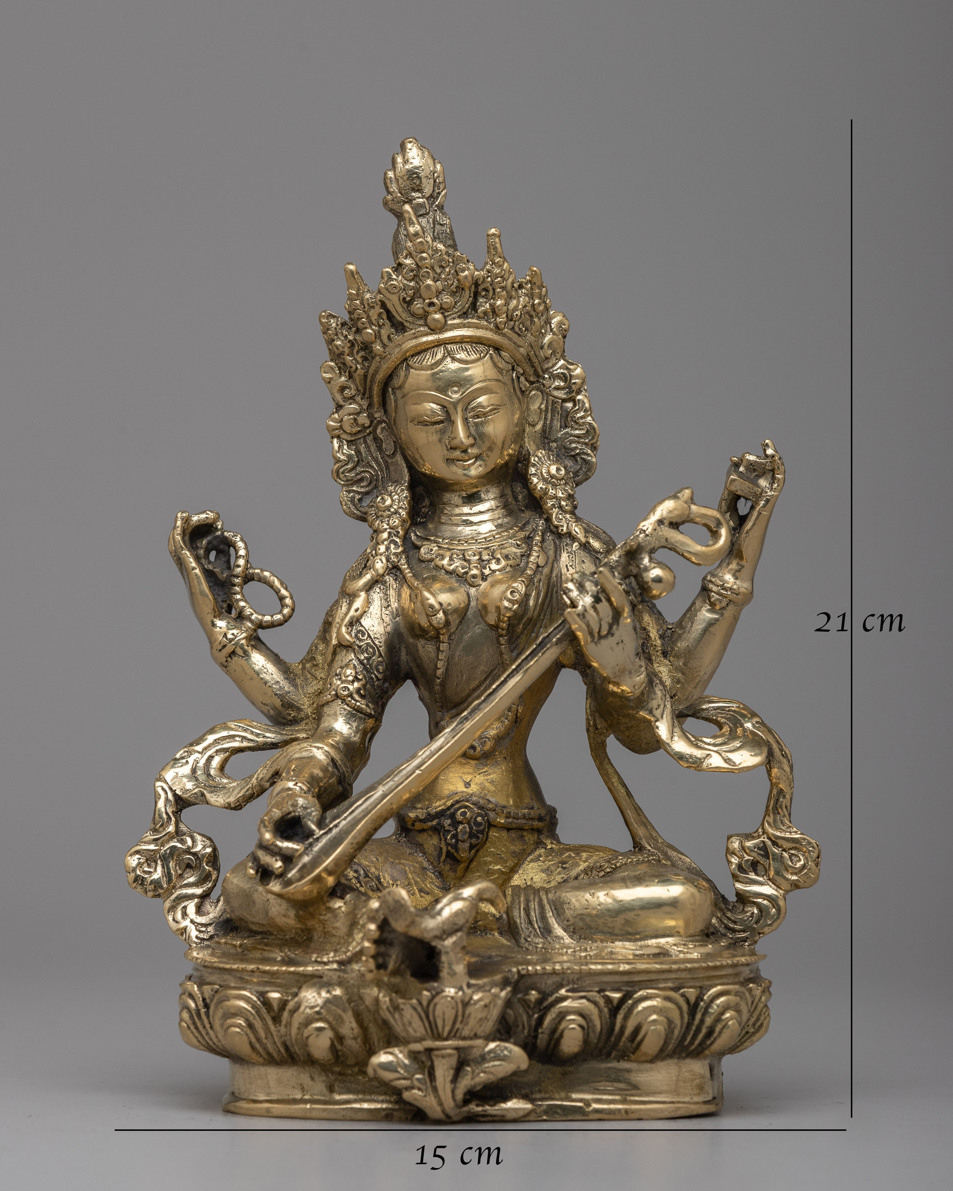 Exquisite Saraswati Devi Statue | Patron Goddess of Education & Arts