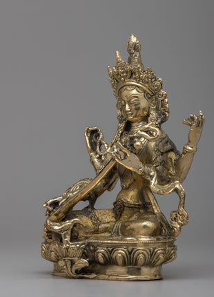 Exquisite Saraswati Devi Statue | Patron Goddess of Education & Arts