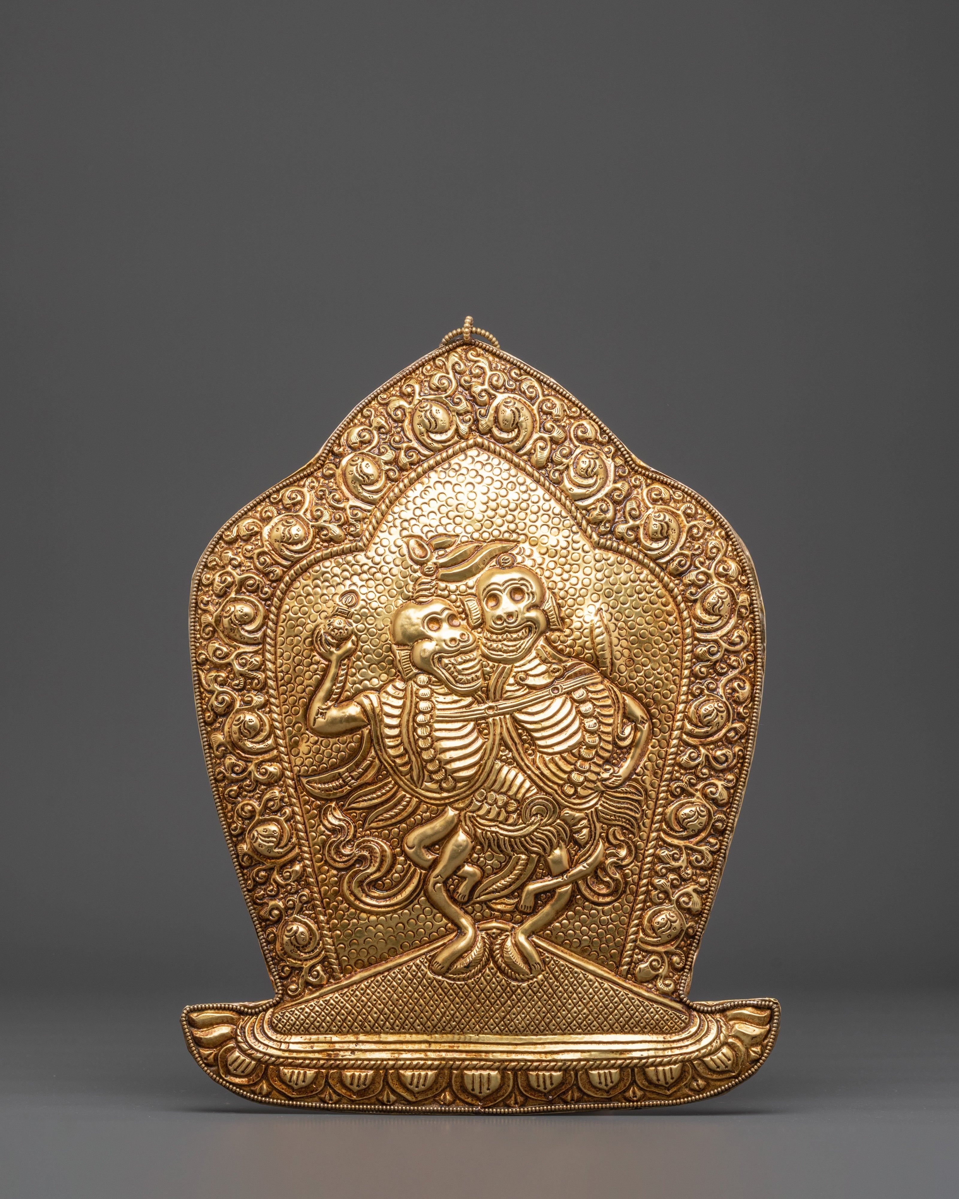 Skeleton Deity Chitipati Wall Hanging | The Lord of the Cremation Grounds
