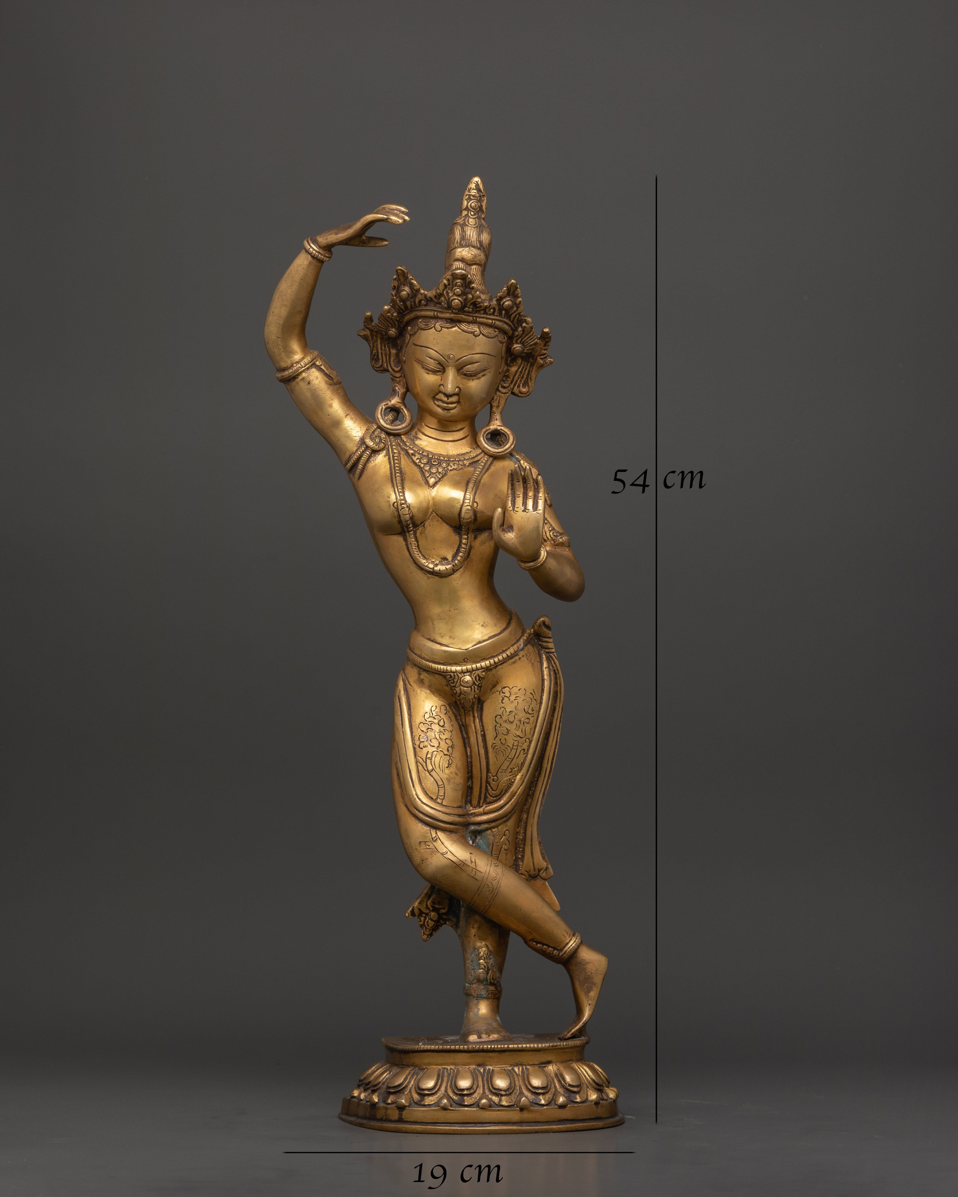 Maya Devi Brass Sculpture