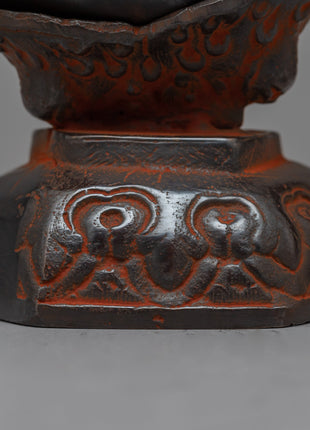Buddhist Brass Kapala | Sacred Vessel for Ritual Offerings